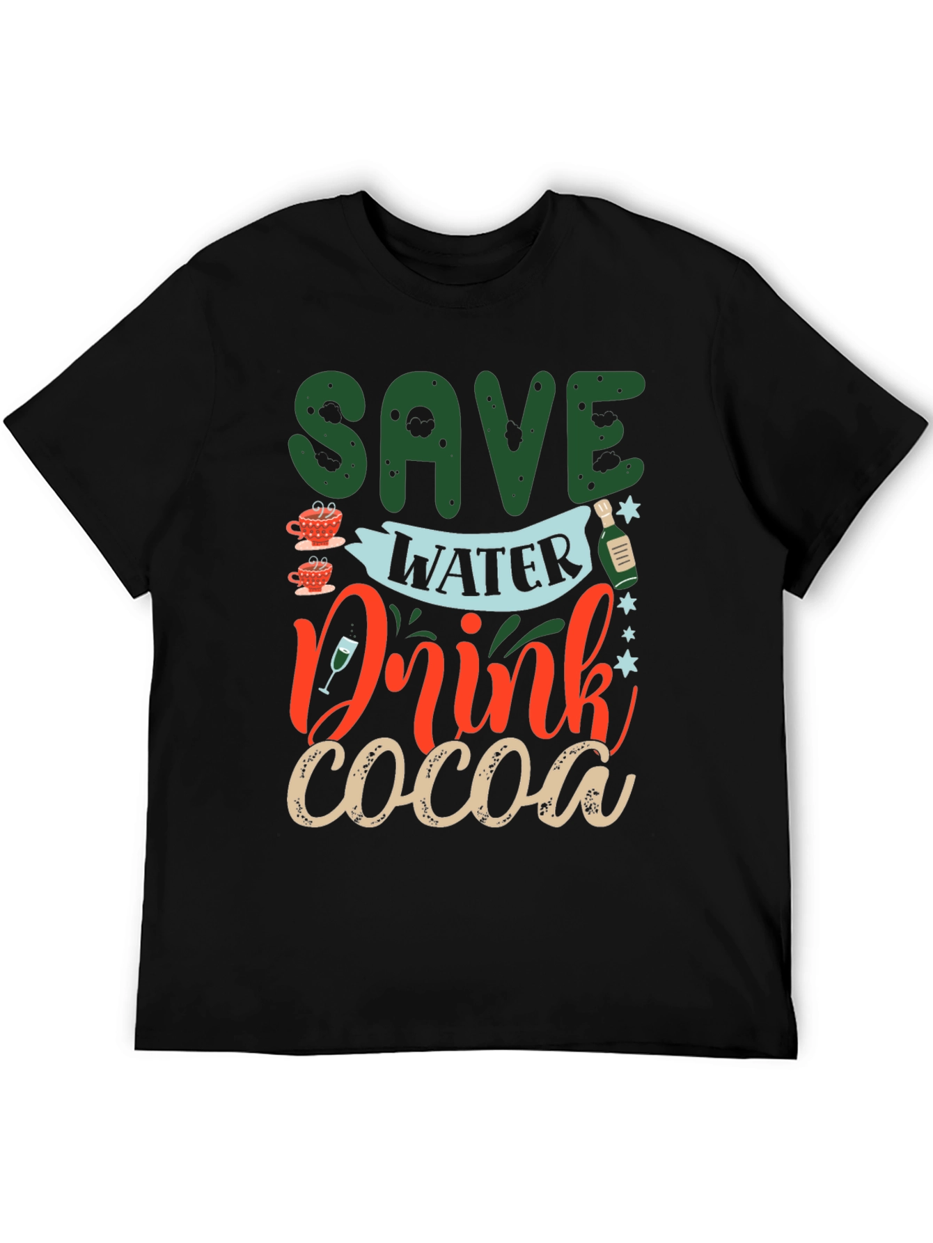 Save Water Drink Cocoa Graphic Tee