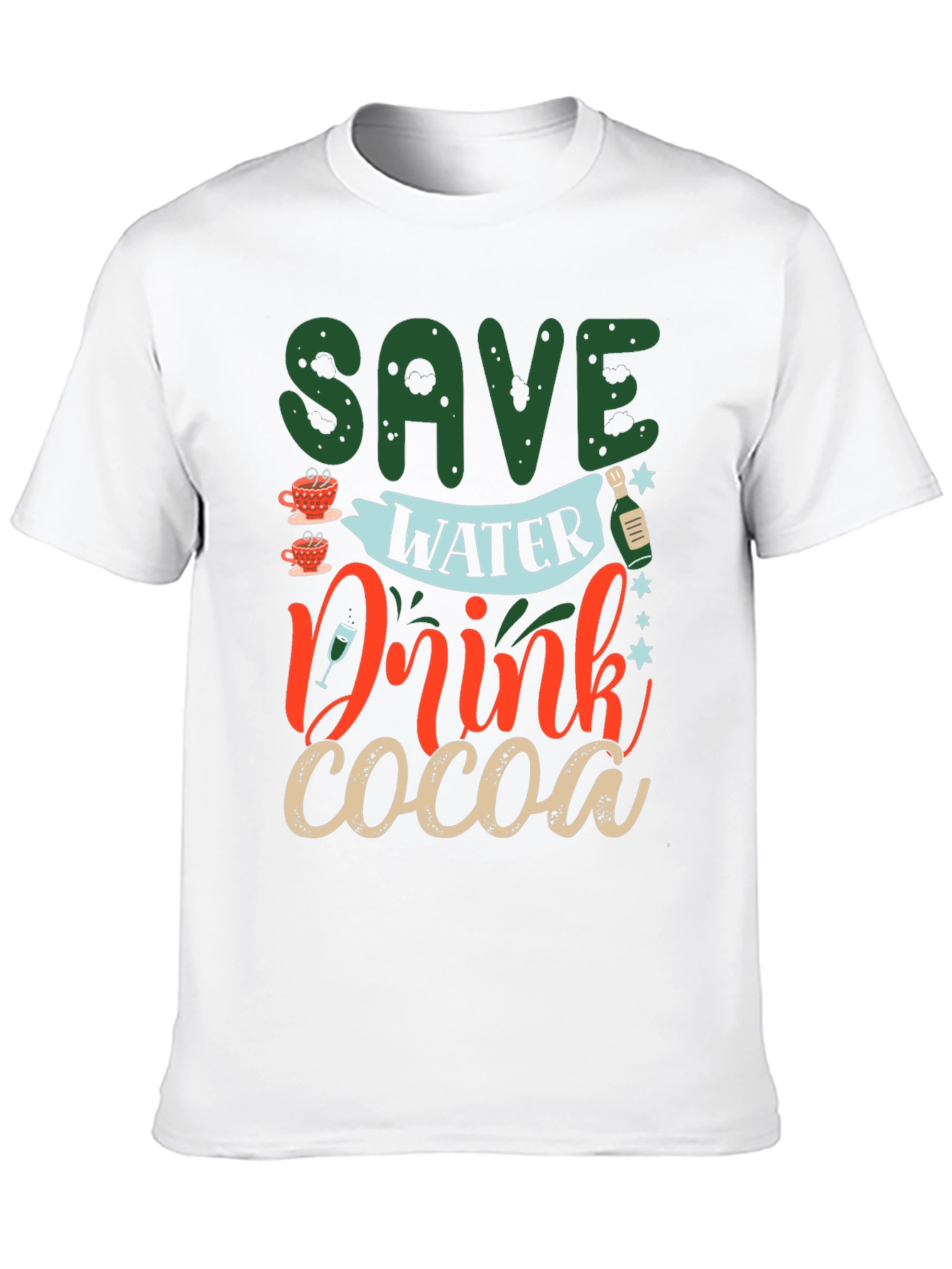 Save Water Drink Cocoa Graphic Tee