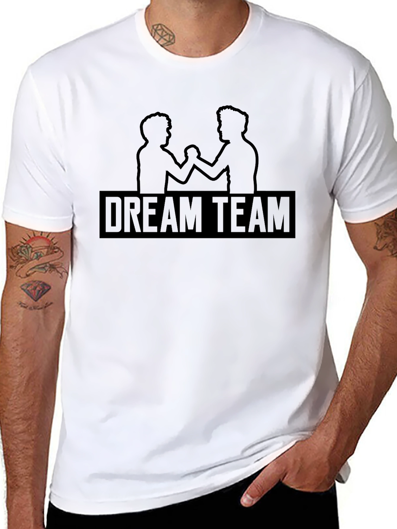 Dream Team Black Graphic T-Shirt