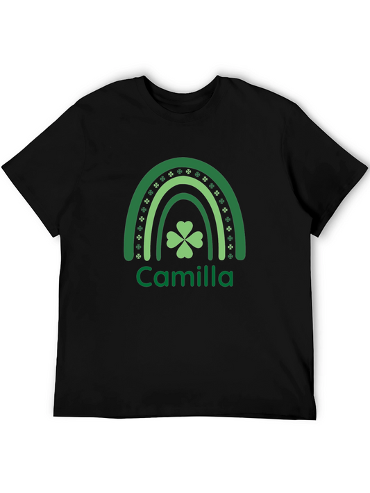 Camilla St. Patricks Day Rainbow Clover T-Shirt