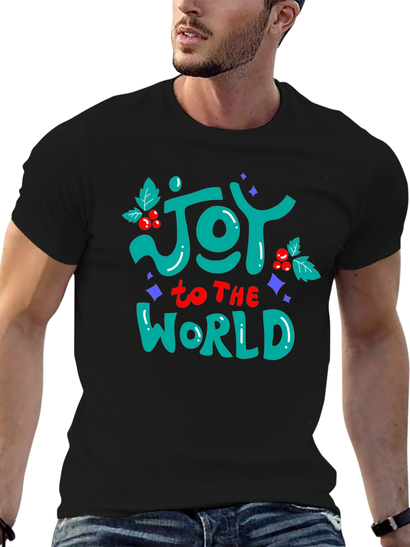 Joy to the World Christmas Graphic Tee