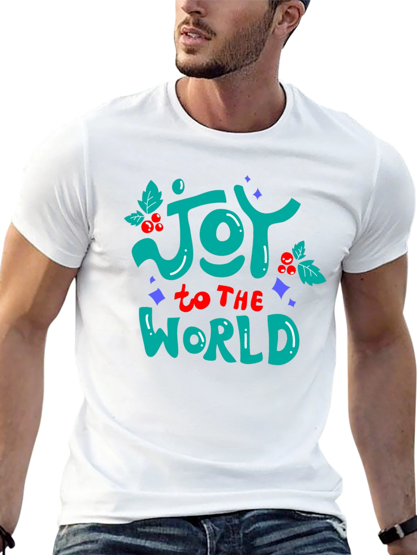 Joy to the World Christmas Graphic Tee