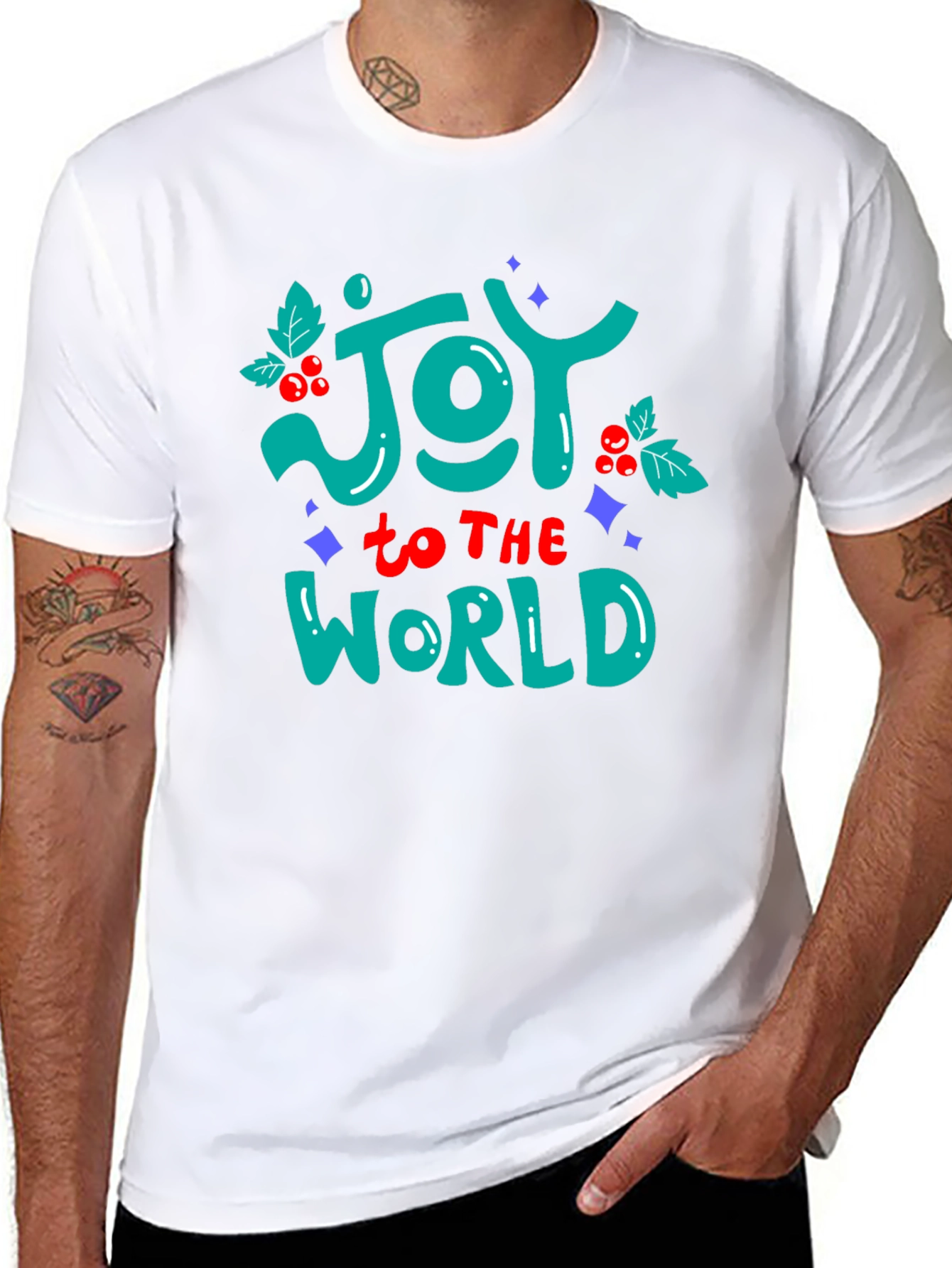 Joy to the World Christmas Graphic Tee