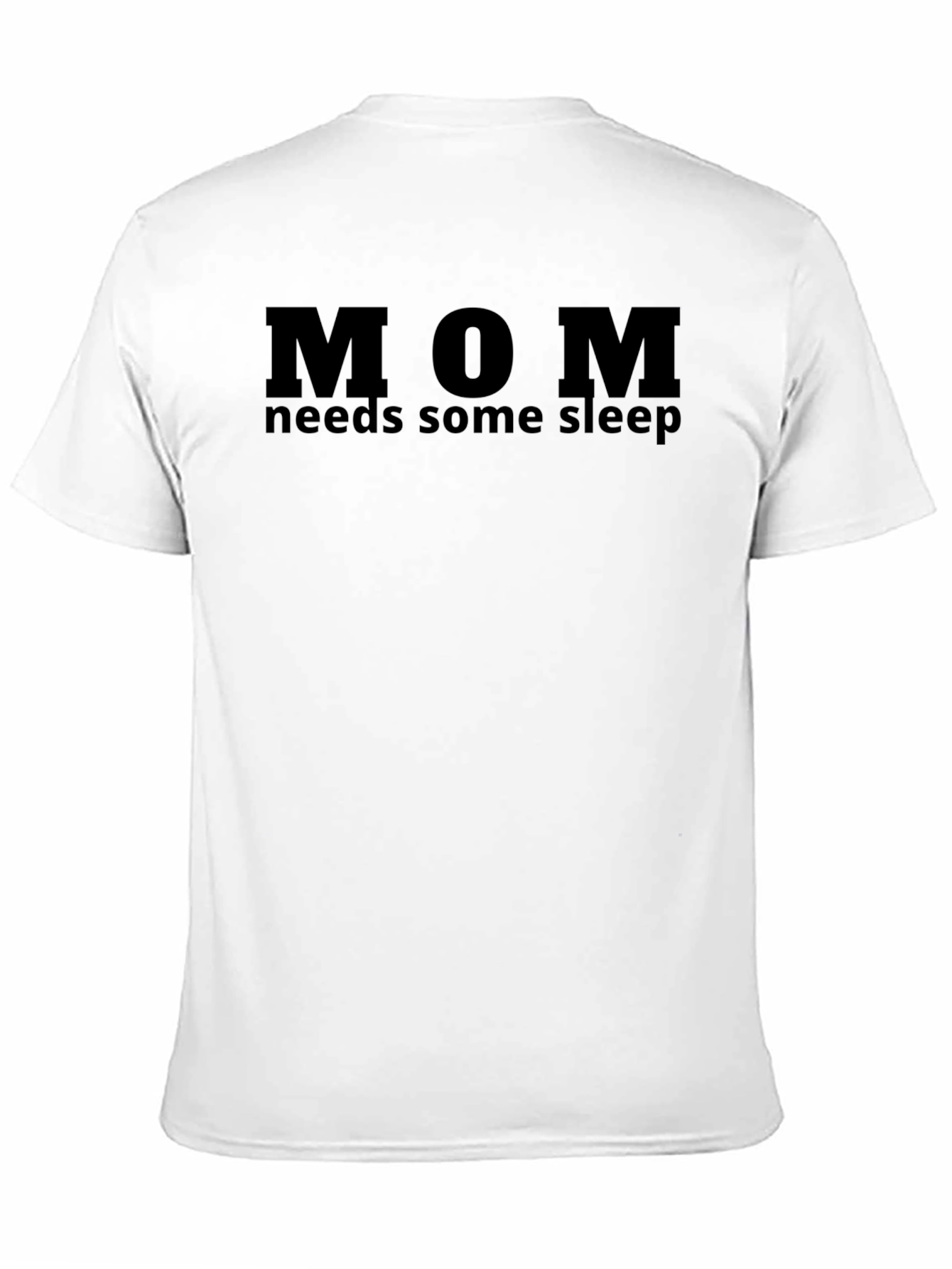 Mom Needs Sleep Black T-Shirt - Relaxed Fit