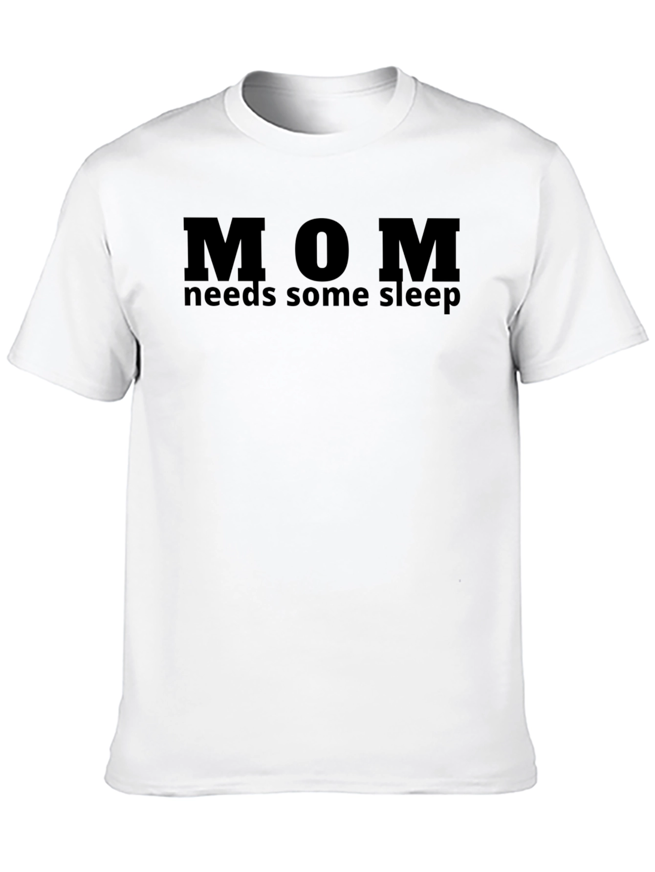 Mom Needs Sleep Black T-Shirt - Relaxed Fit