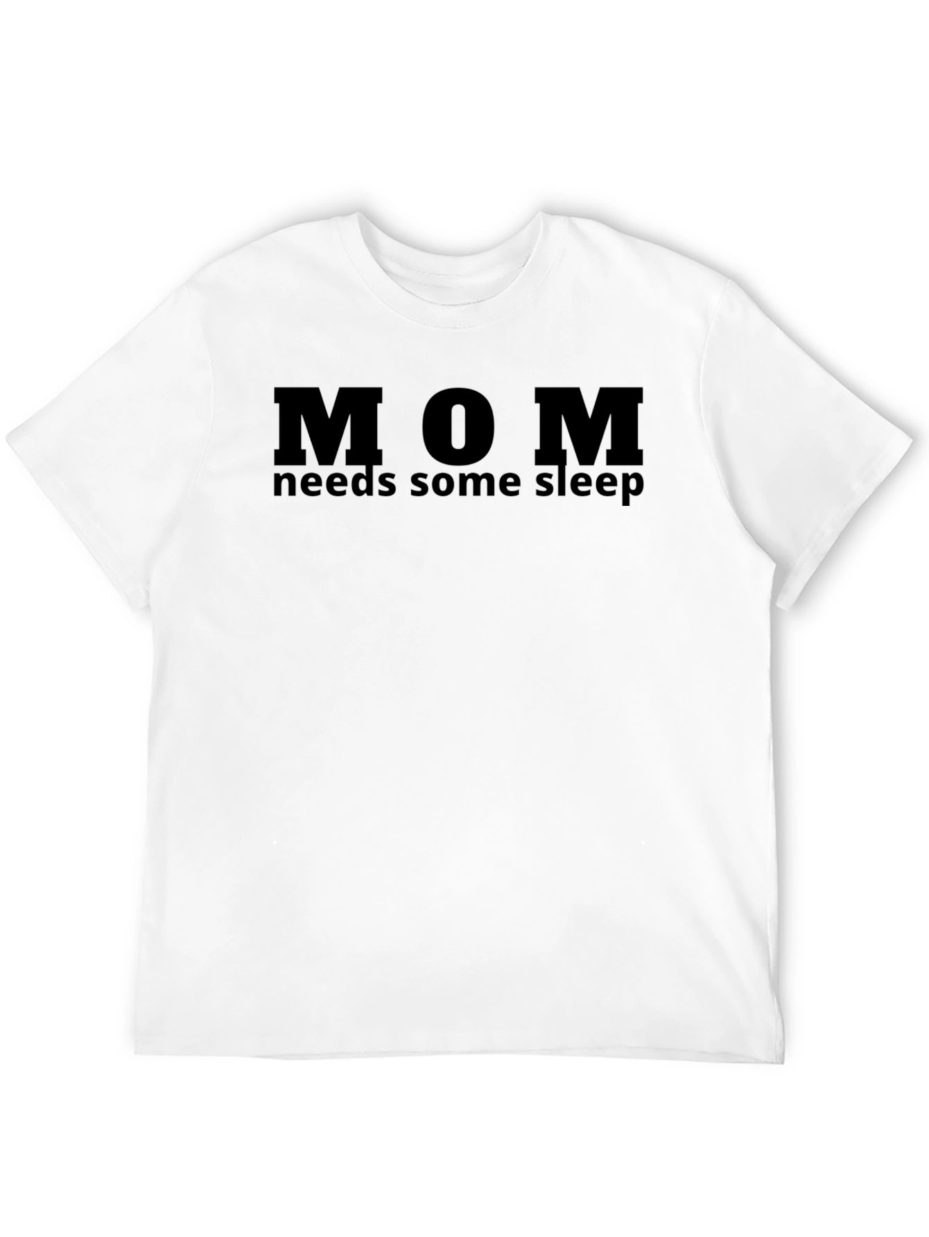 Mom Needs Sleep Black T-Shirt - Relaxed Fit