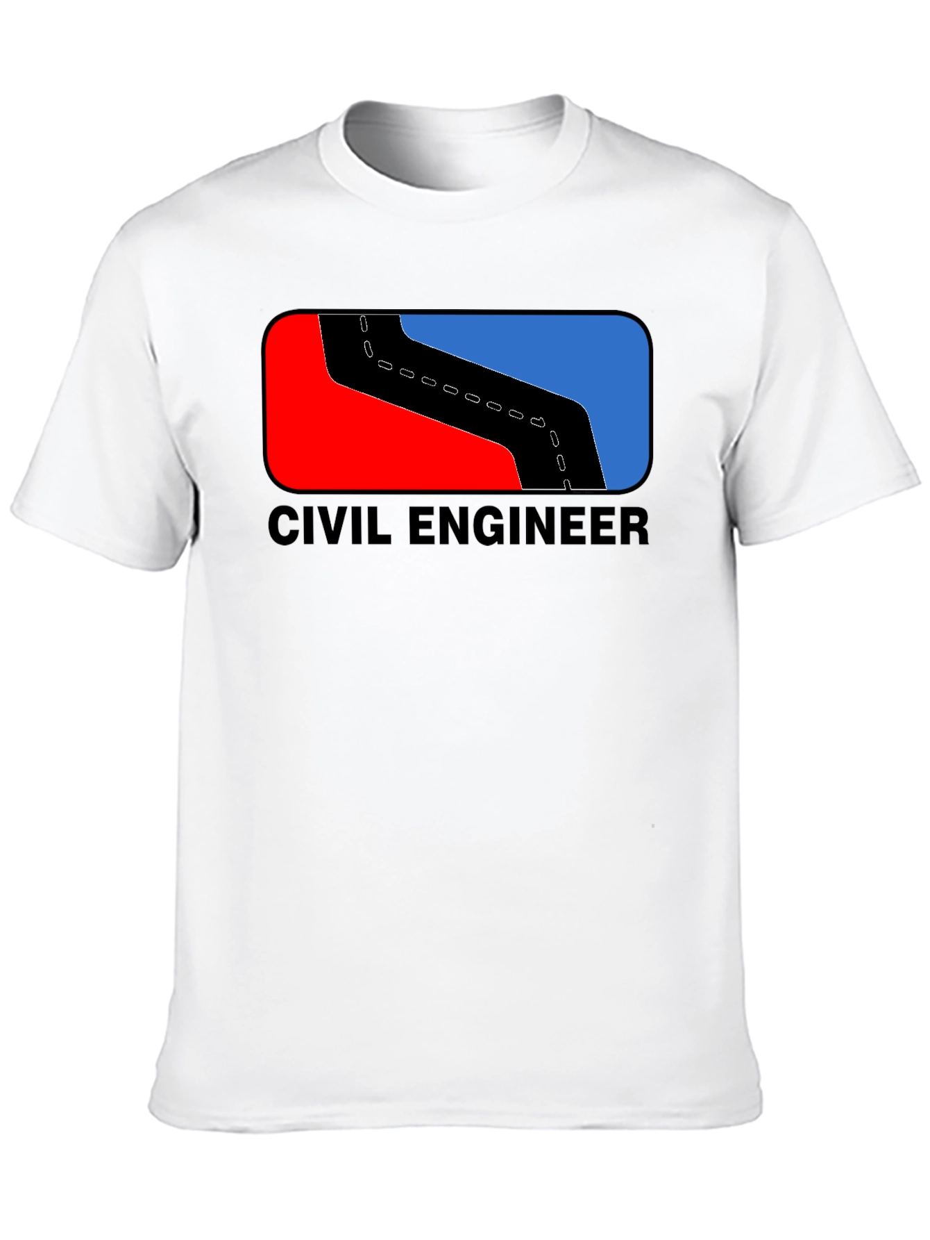 Civil Engineer T-Shirt Road Design