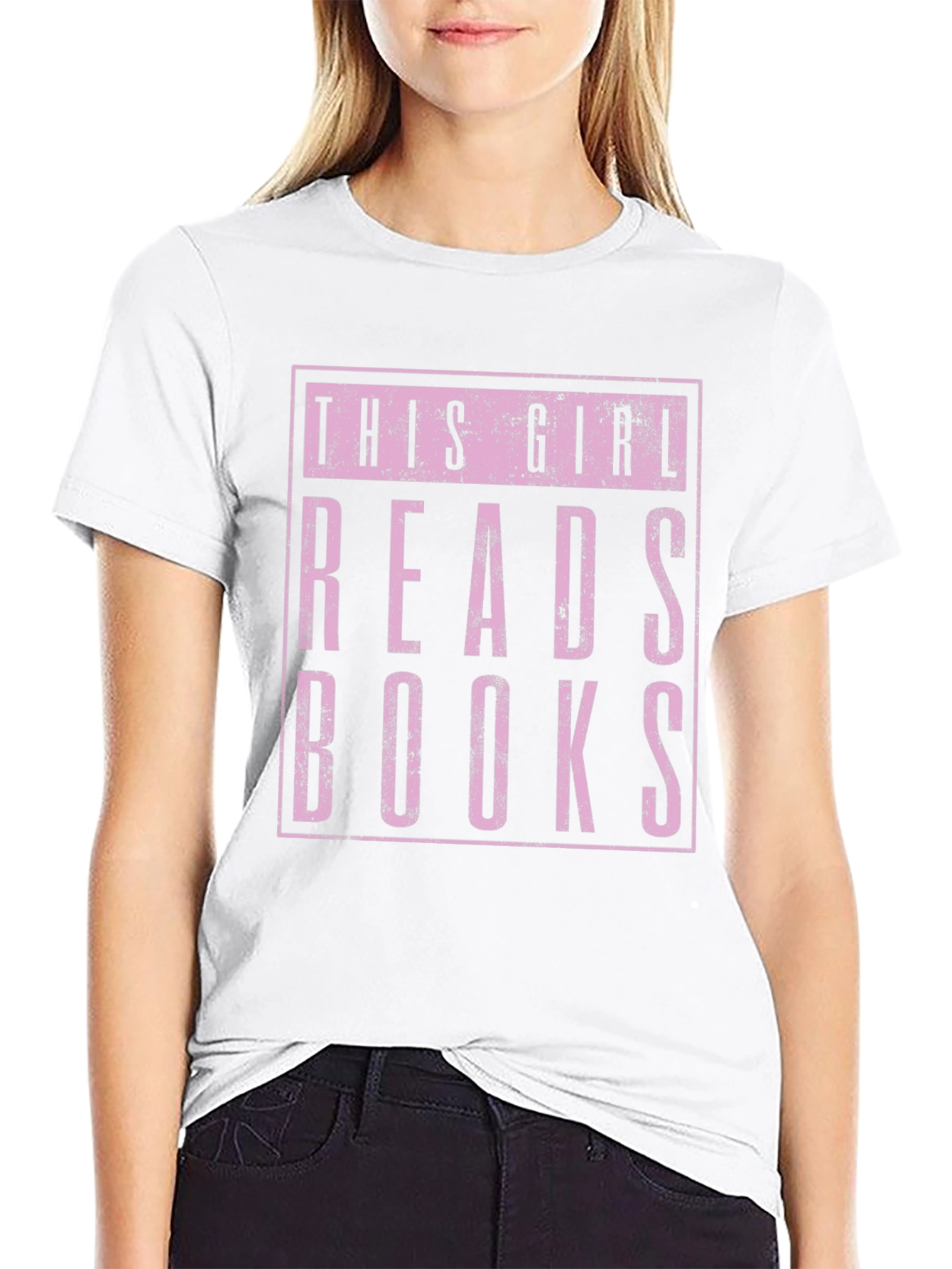 Reads Books Graphic T-Shirt