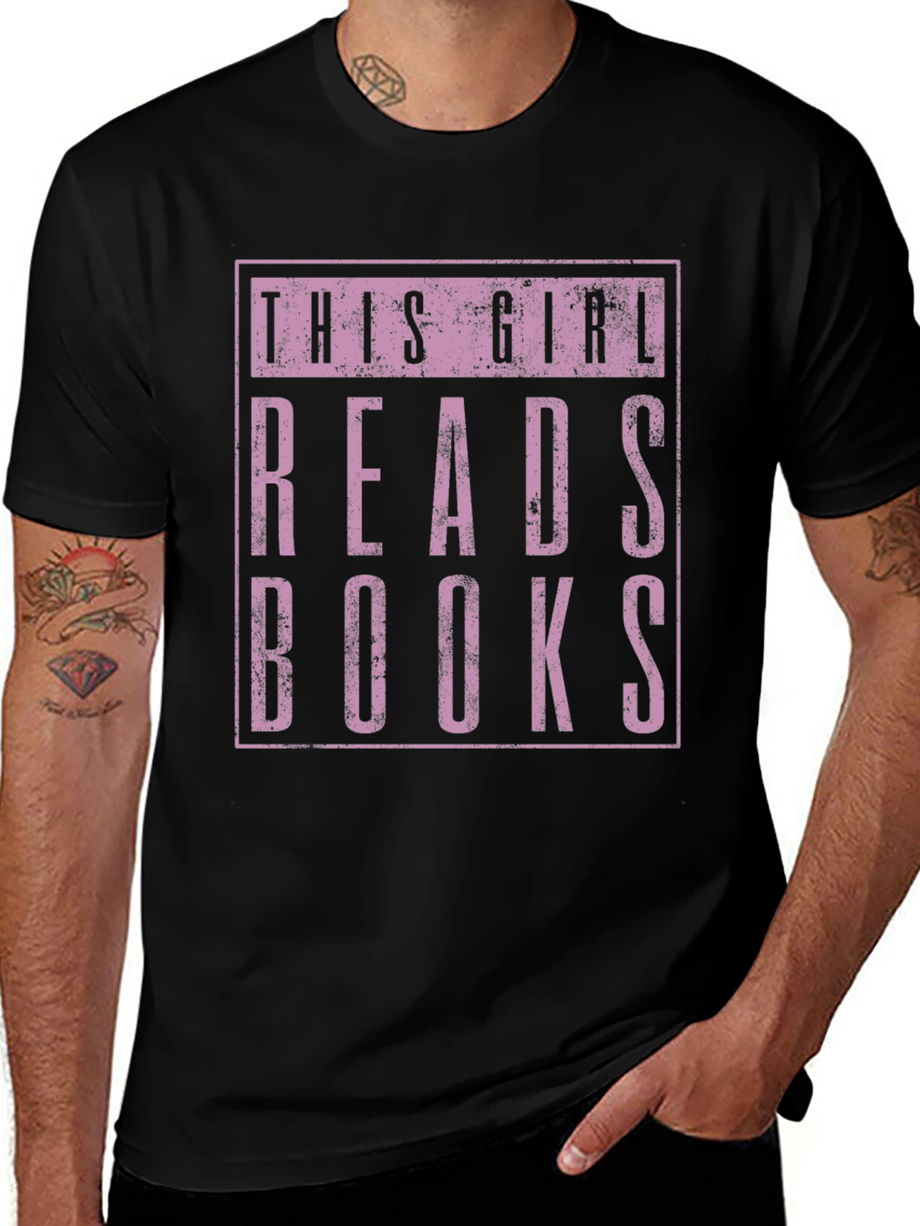 Reads Books Graphic T-Shirt