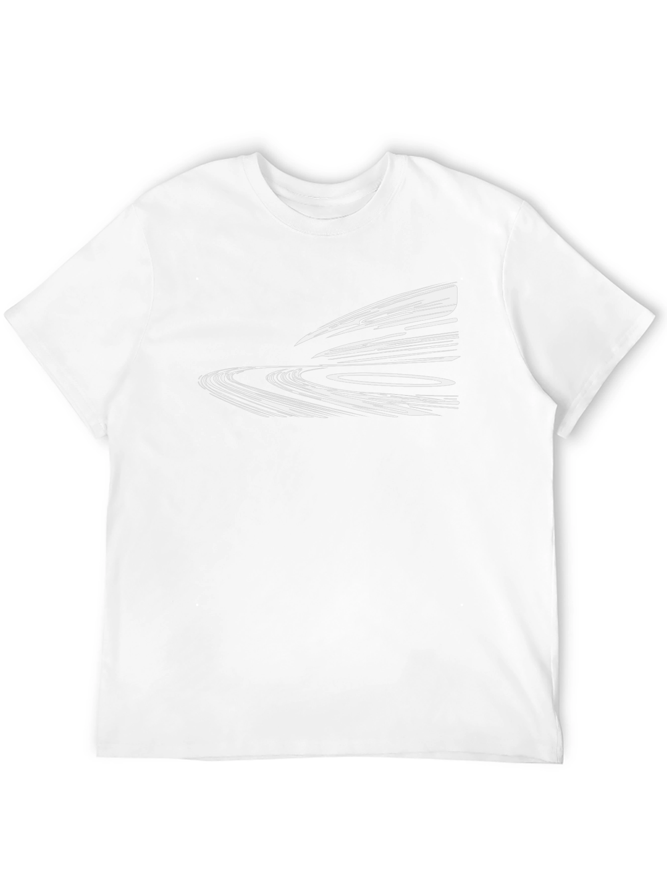 Abstract Graphic Tee - Modern Black T-Shirt