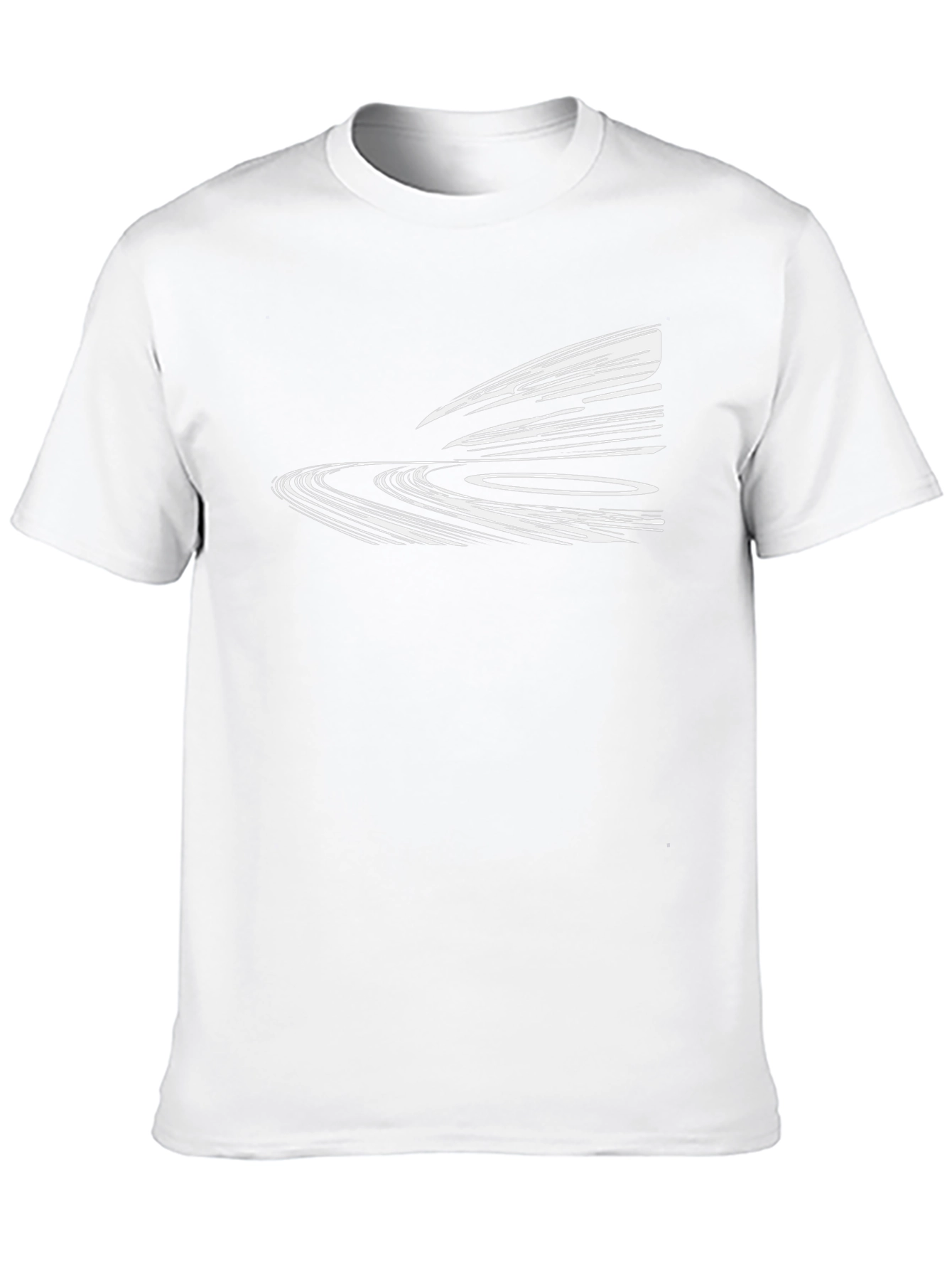 Abstract Graphic Tee - Modern Black T-Shirt