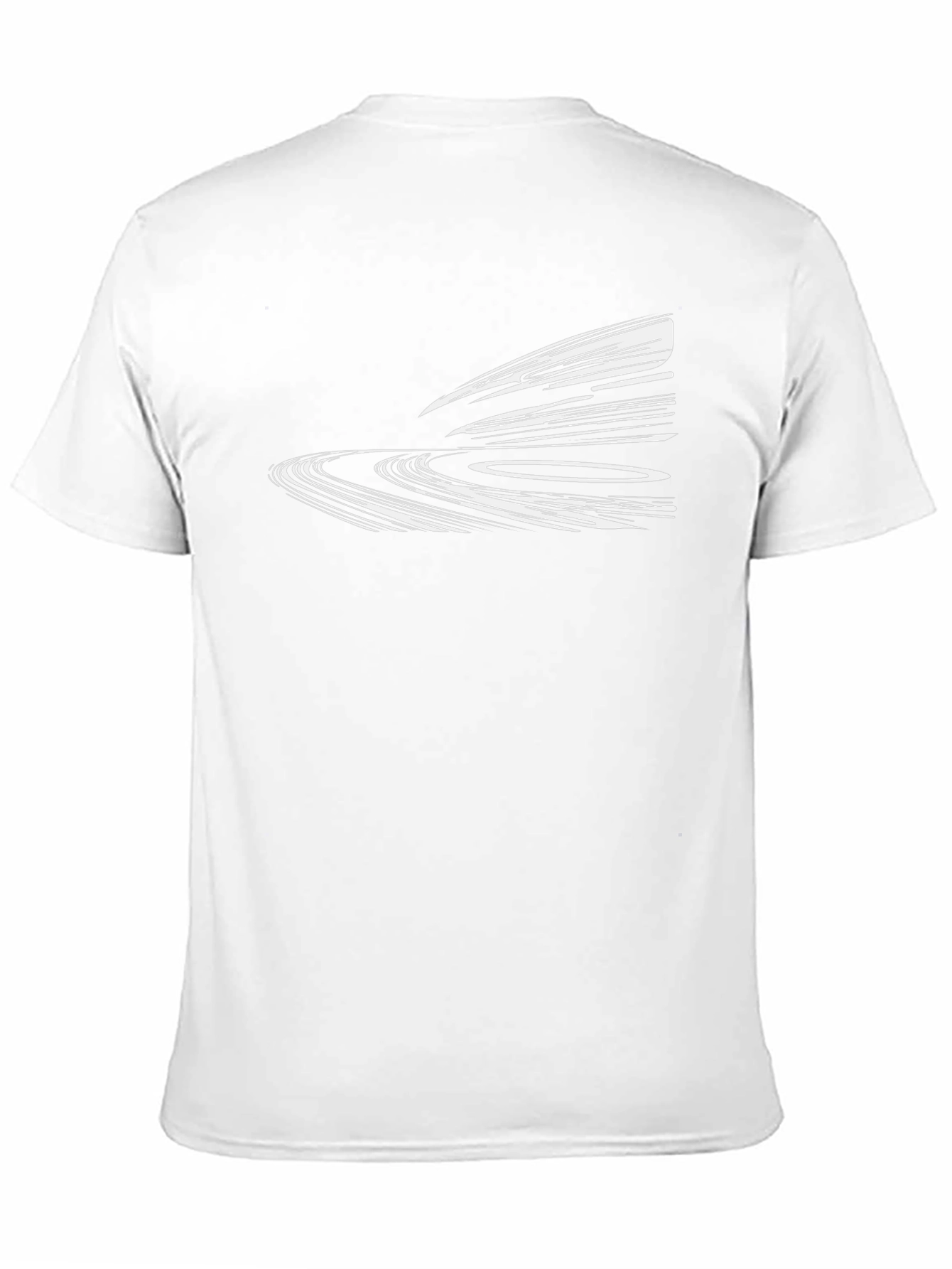 Abstract Graphic Tee - Modern Black T-Shirt