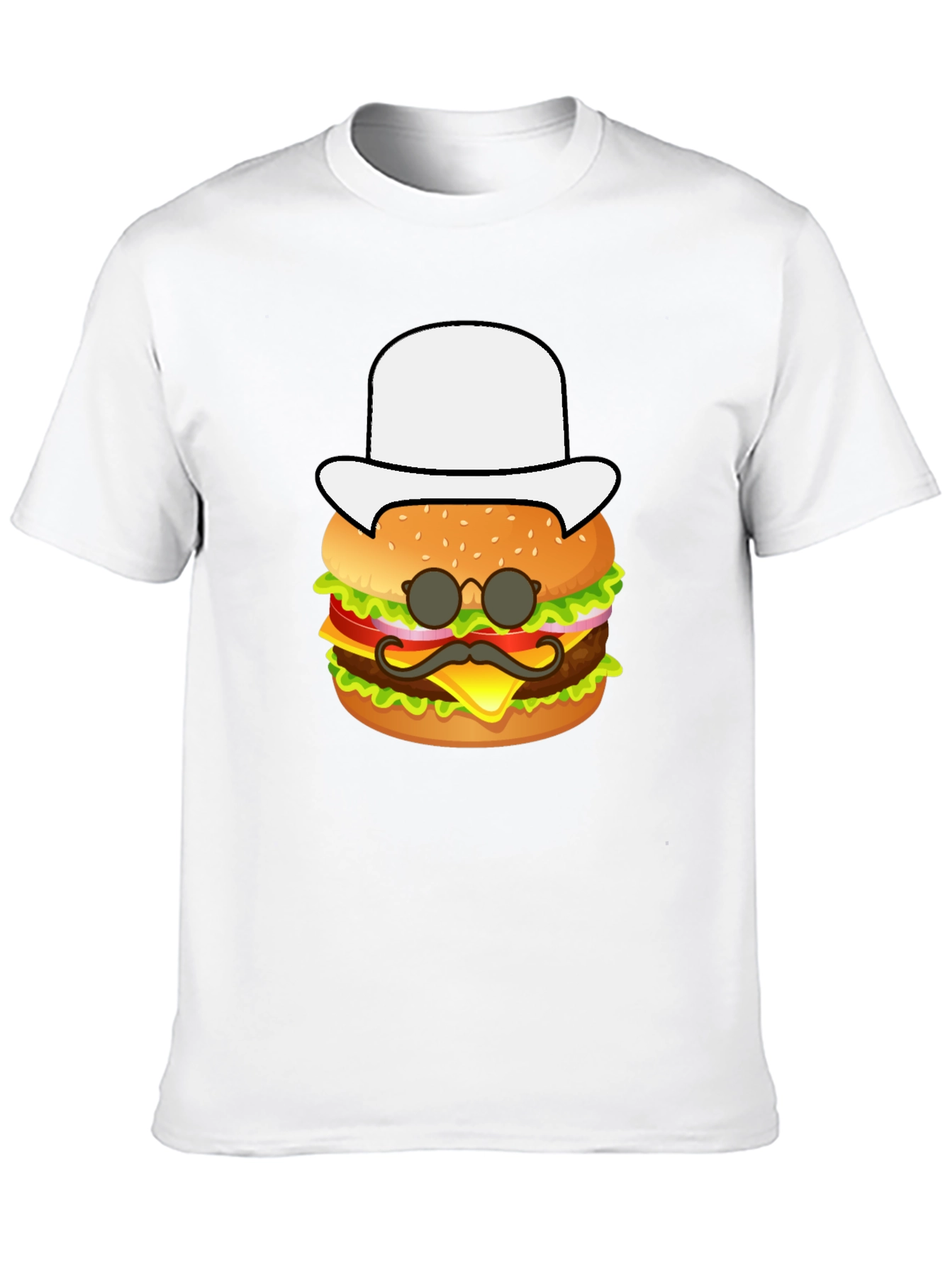 Burger Graphic Tee - Funny Food Shirt