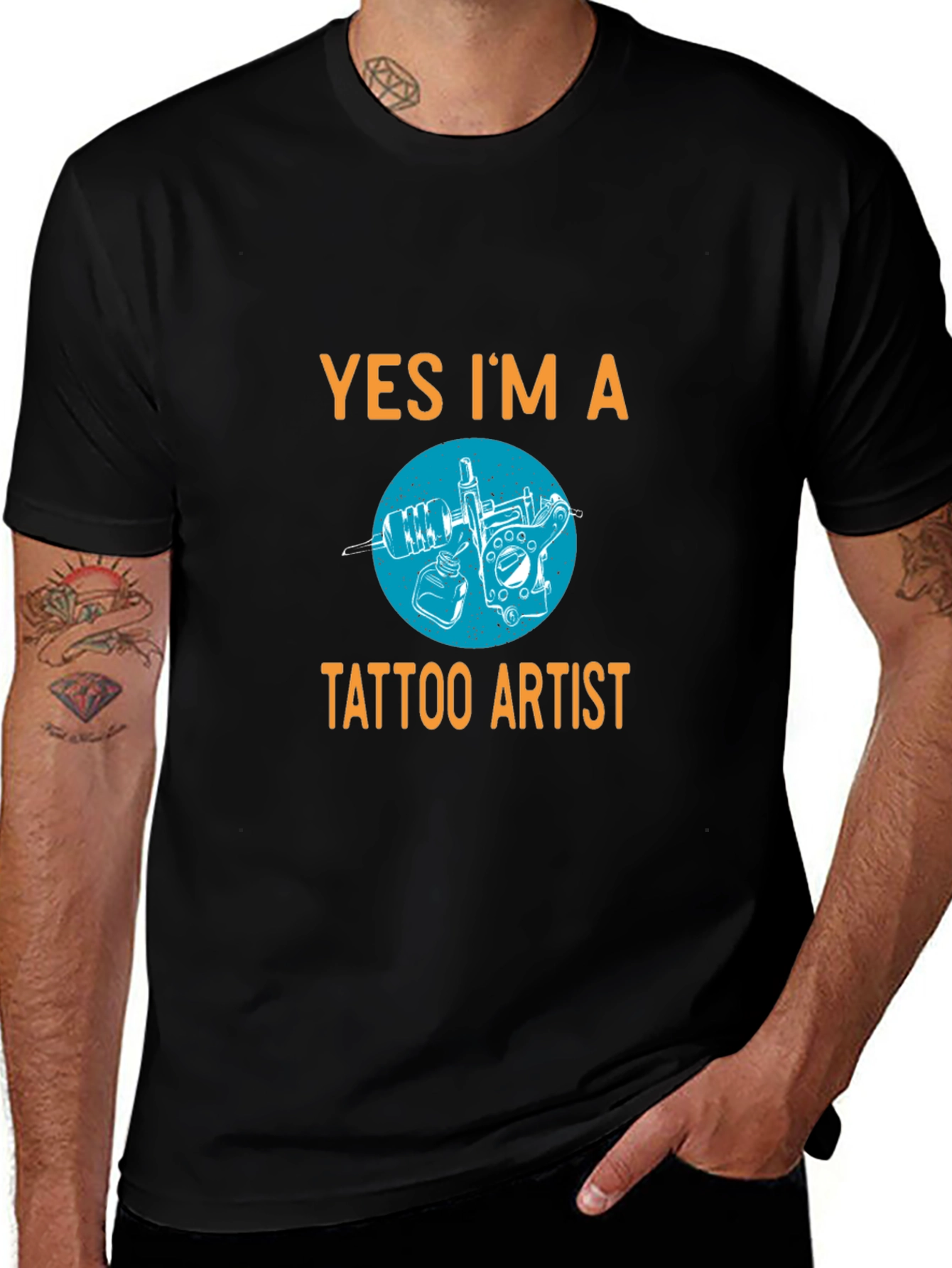 Yes Im A Tattoo Artist Graphic Tee