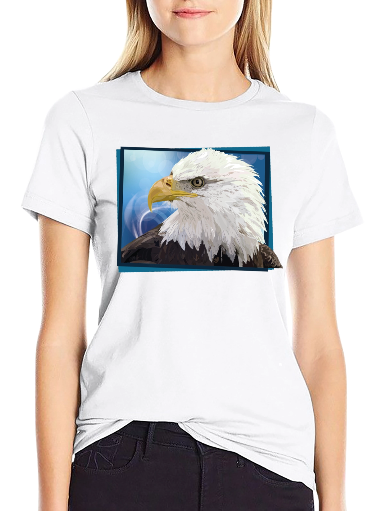 Bald Eagle Graphic Tee - Patriotic Design