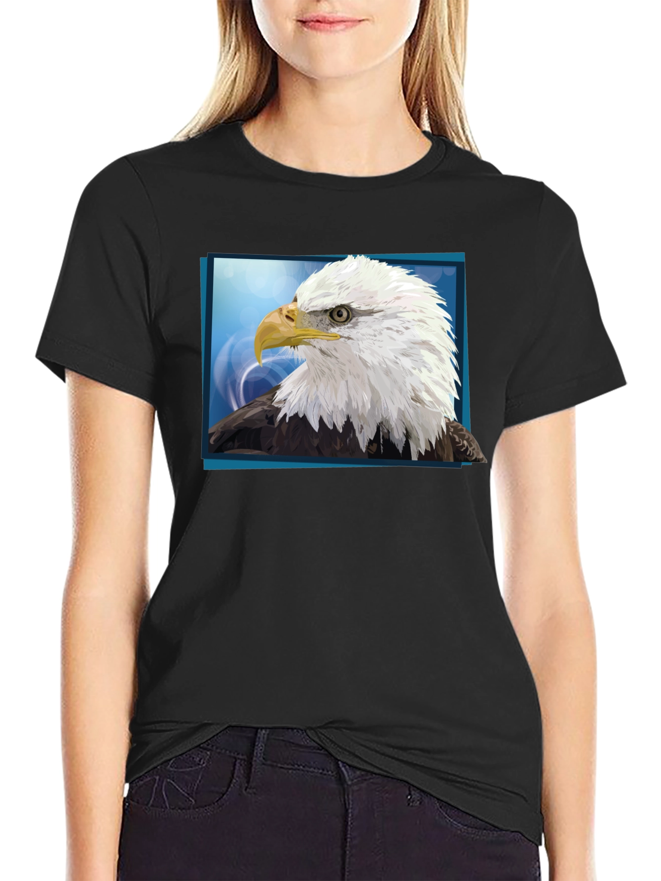 Bald Eagle Graphic Tee - Patriotic Design