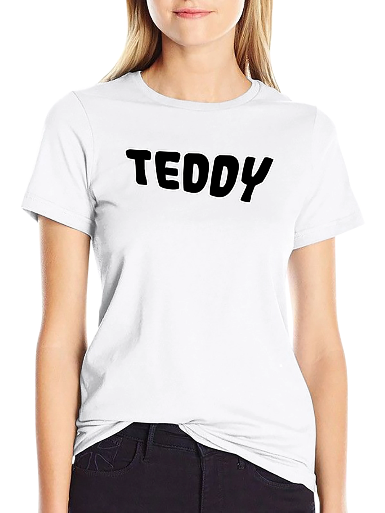 Teddy Graphic Black T-Shirt