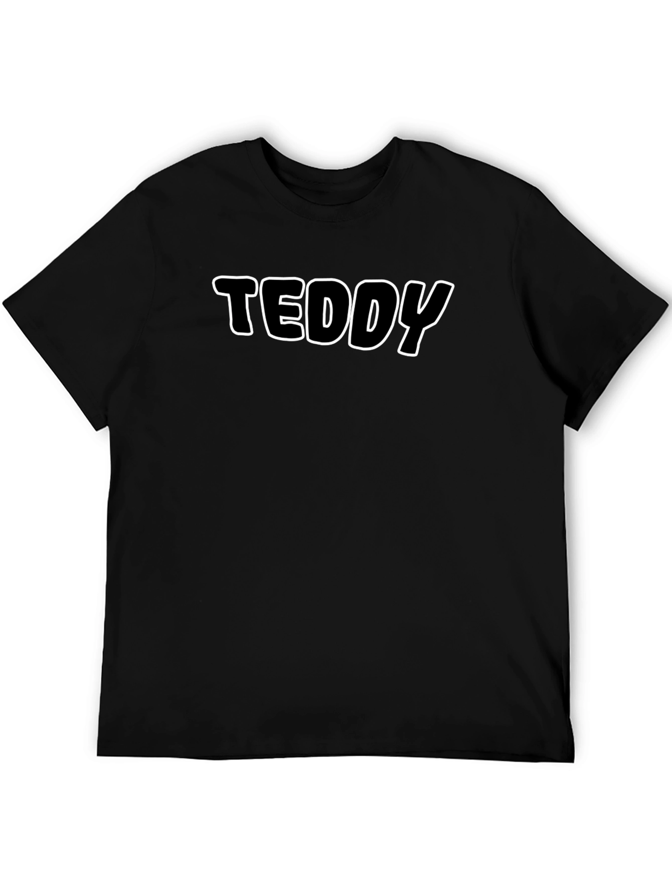 Teddy Graphic Black T-Shirt