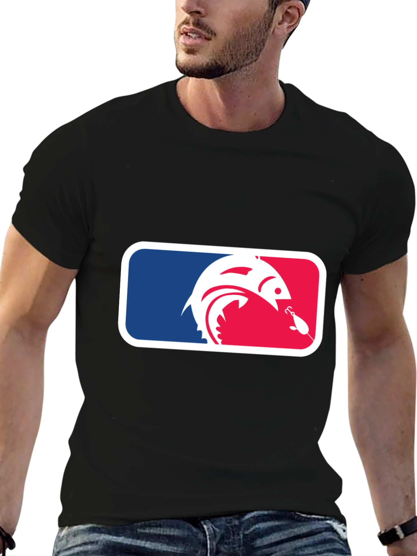 Fishing Logo T-Shirt - Bass Angler Tee