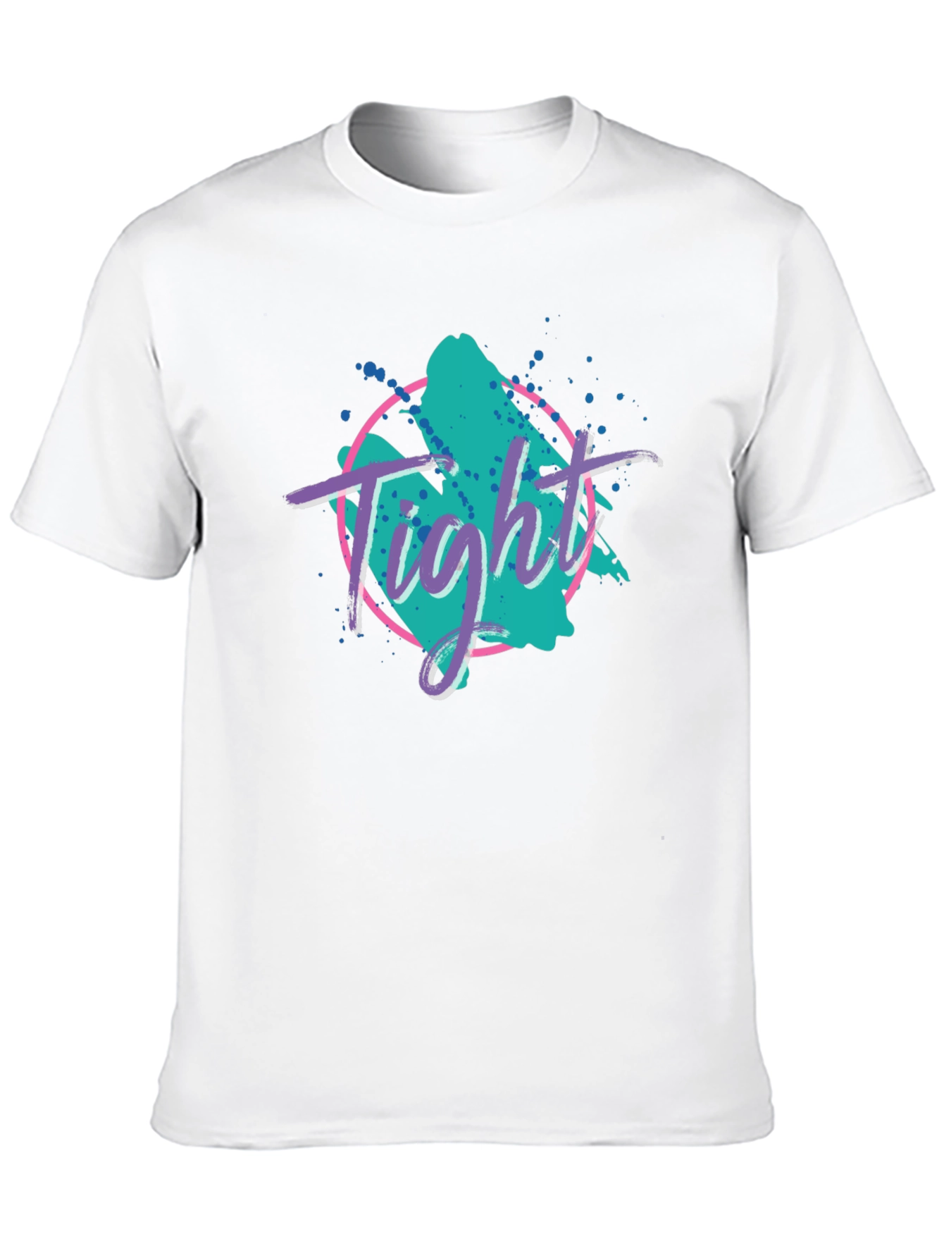 Retro Tight T-Shirt - 90s Style Graphic Tee