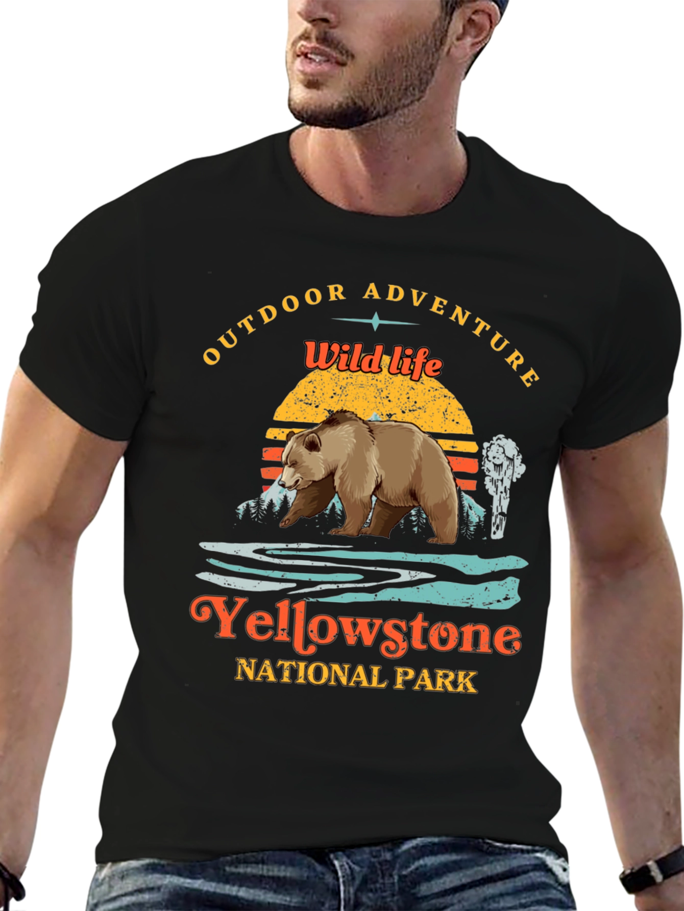 Yellowstone National Park Graphic Tee