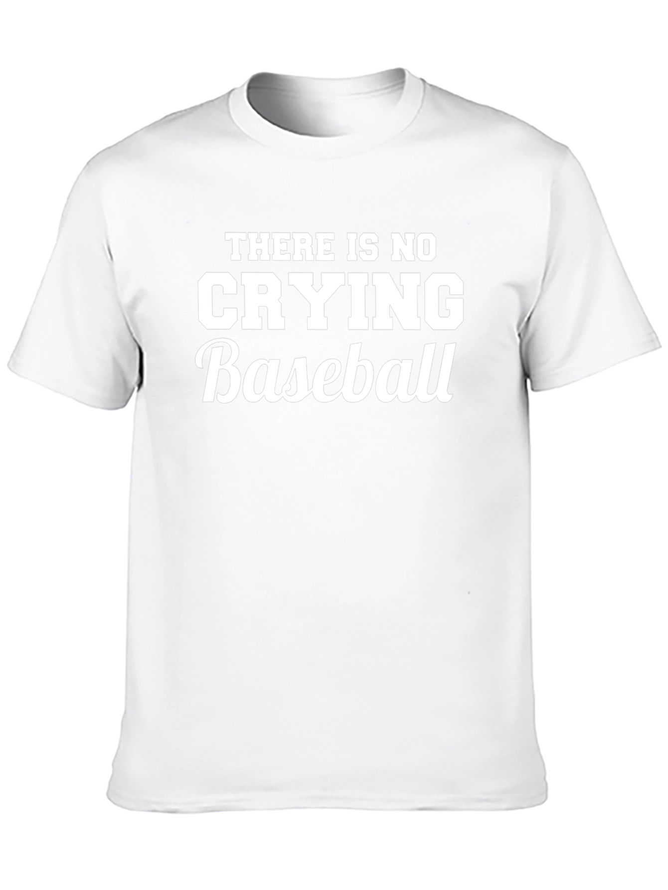 There Is No Crying In Baseball Graphic T-Shirt