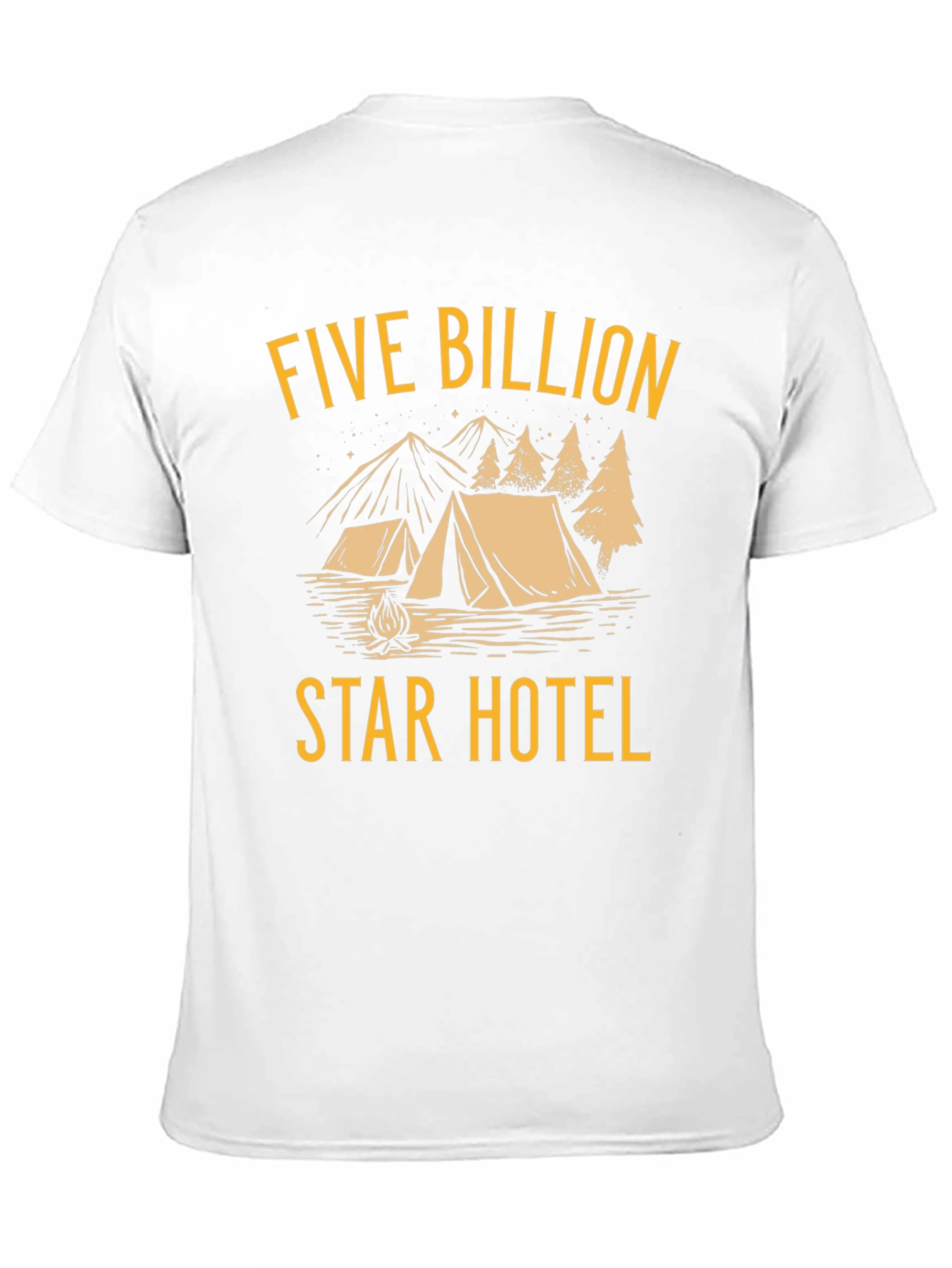 Five Billion Star Hotel Graphic Tee - Camping T-Shirt