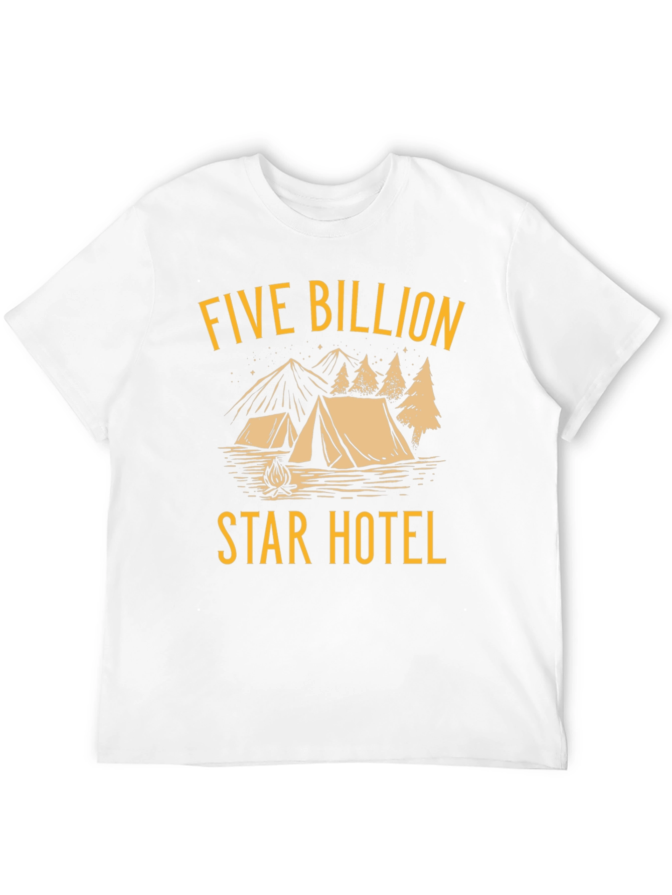 Five Billion Star Hotel Graphic Tee - Camping T-Shirt