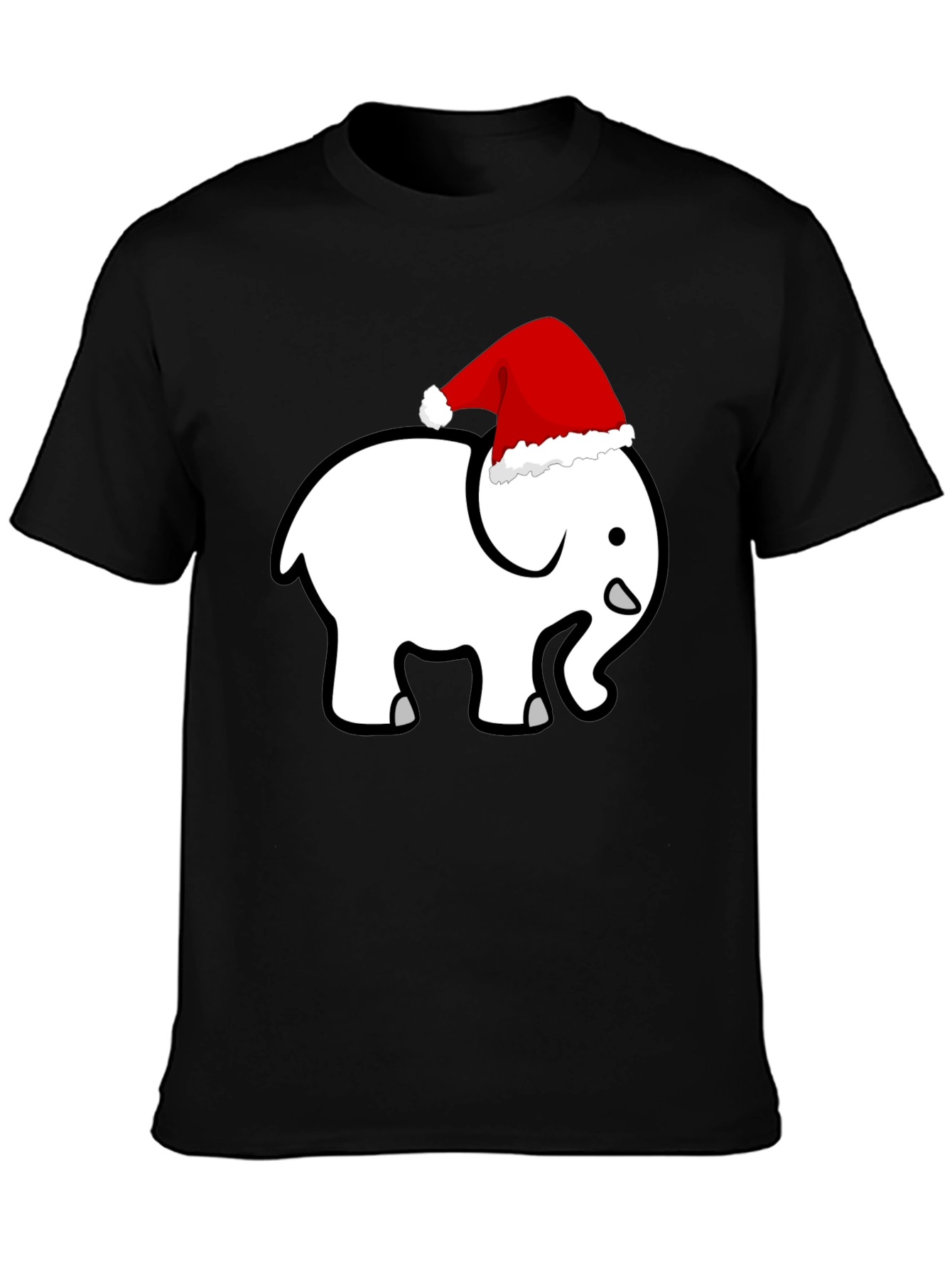 Festive Elephant T-Shirt - Holiday Fun