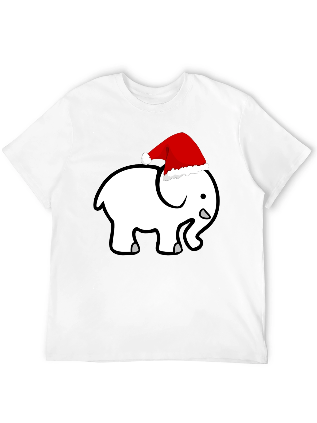 Festive Elephant T-Shirt - Holiday Fun