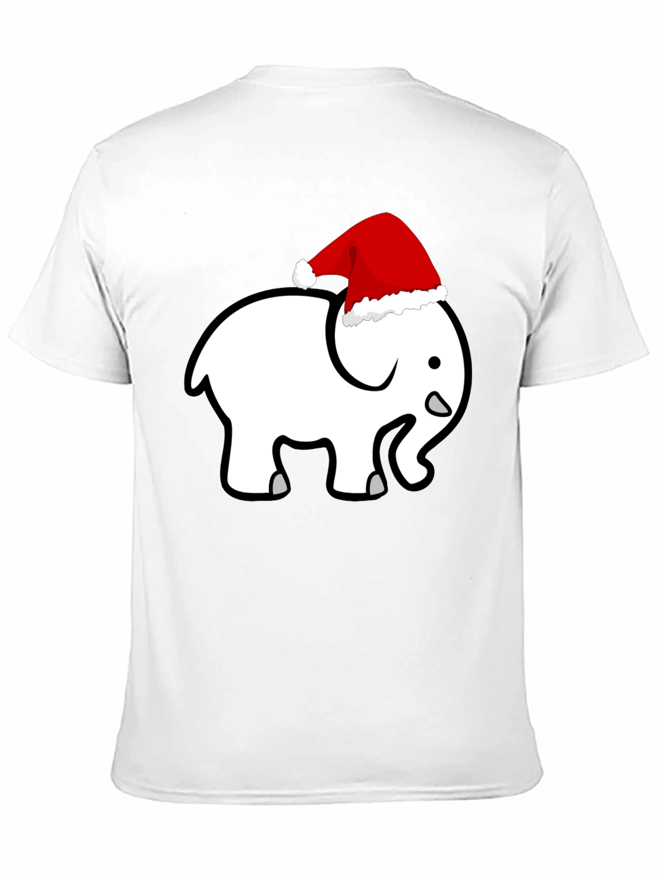 Festive Elephant T-Shirt - Holiday Fun