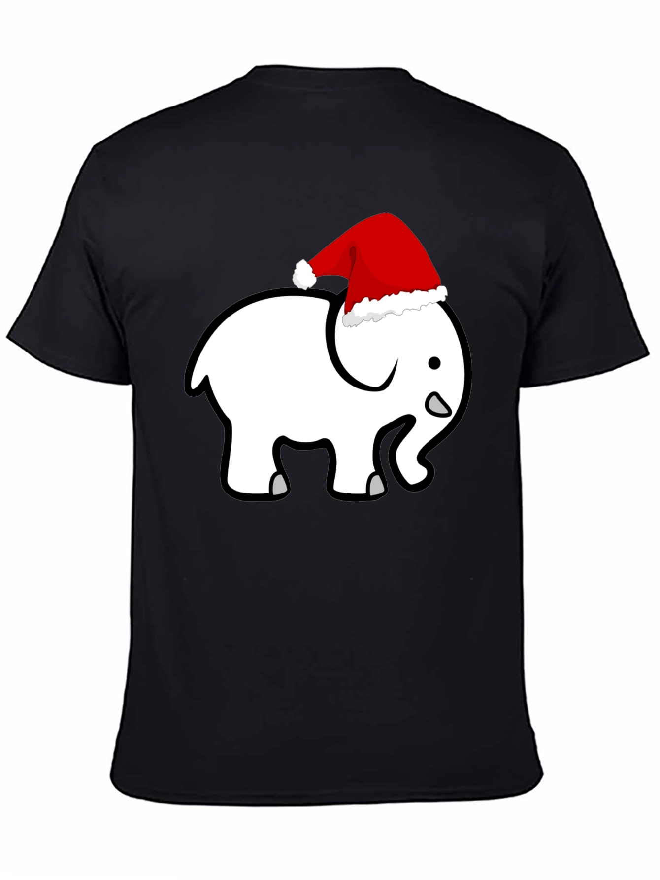 Festive Elephant T-Shirt - Holiday Fun