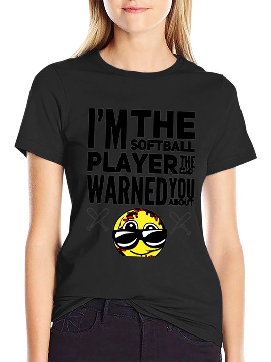 Softball Player T-Shirt - Funny Sports Tee