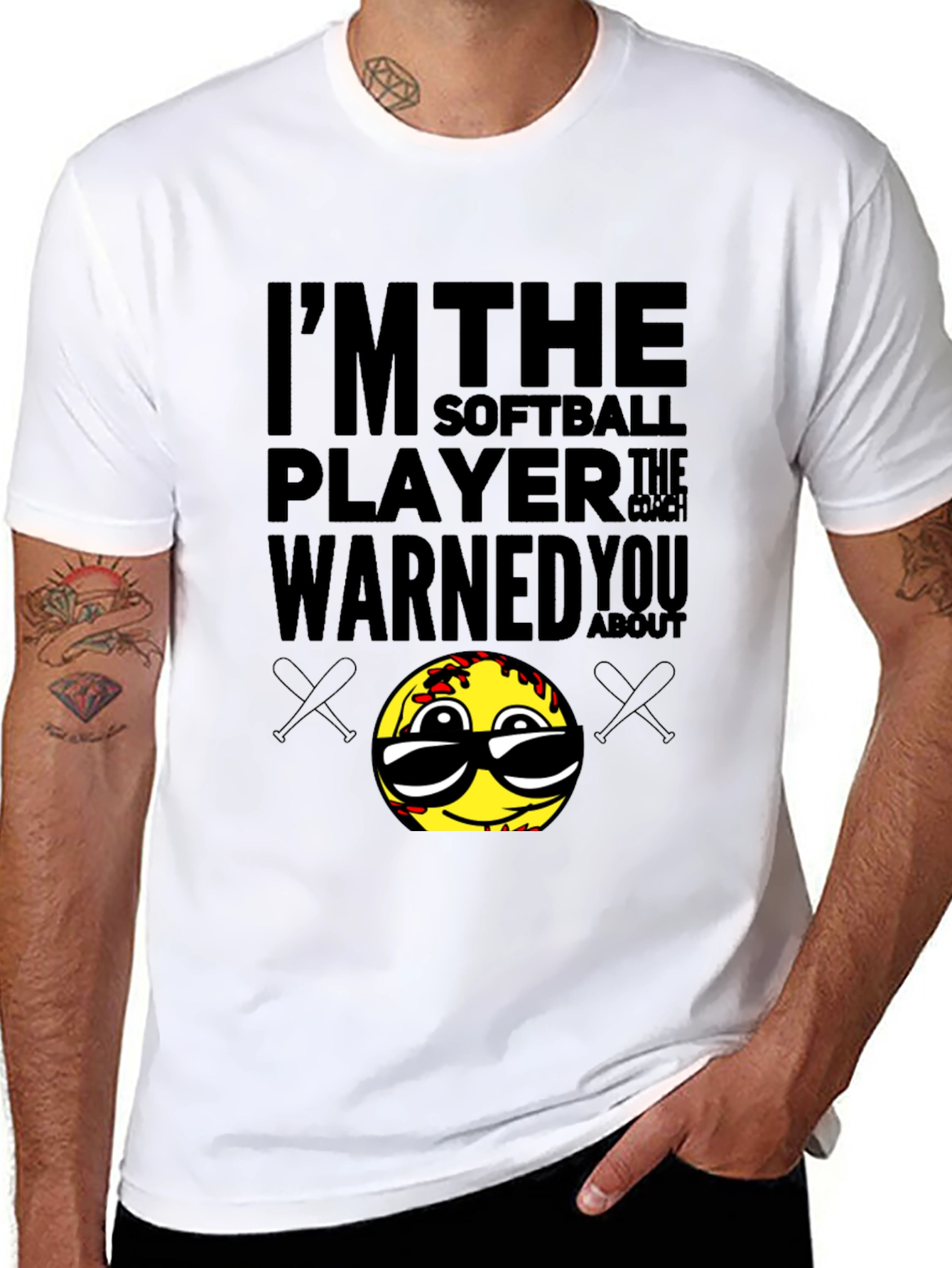 Softball Player T-Shirt - Funny Sports Tee