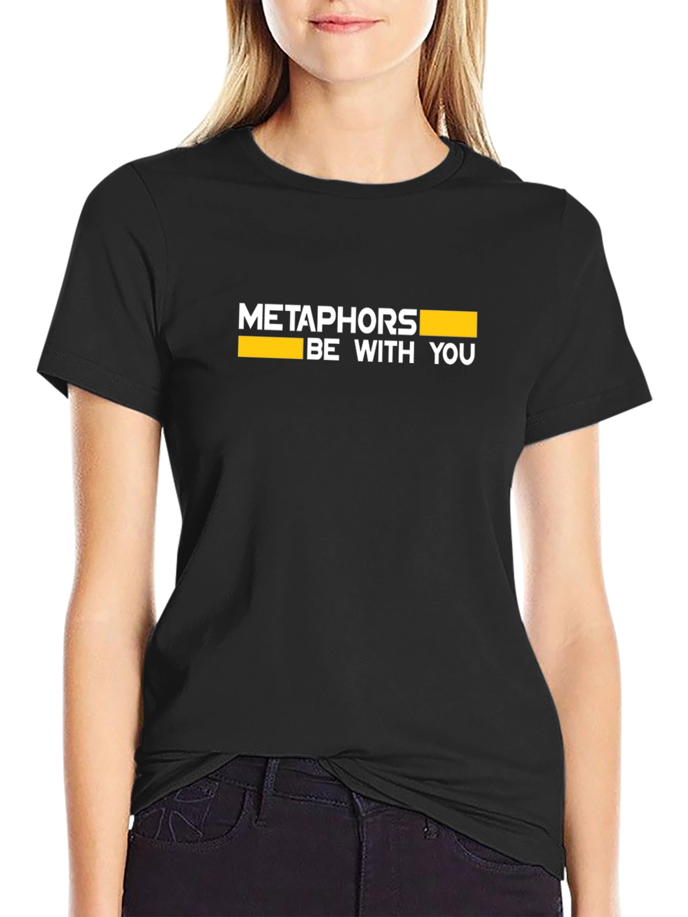 Metaphors Be With You Black T-Shirt