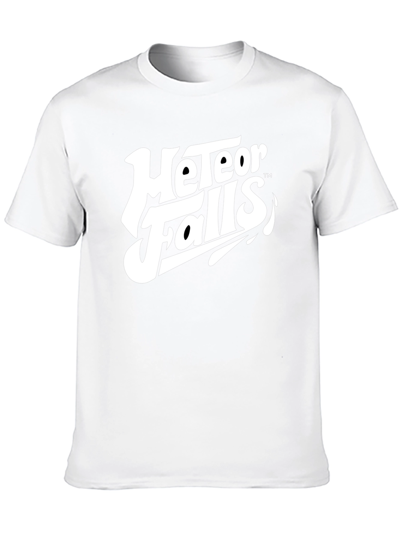 Meteor Falls Graphic Tee - Black Cotton Blend
