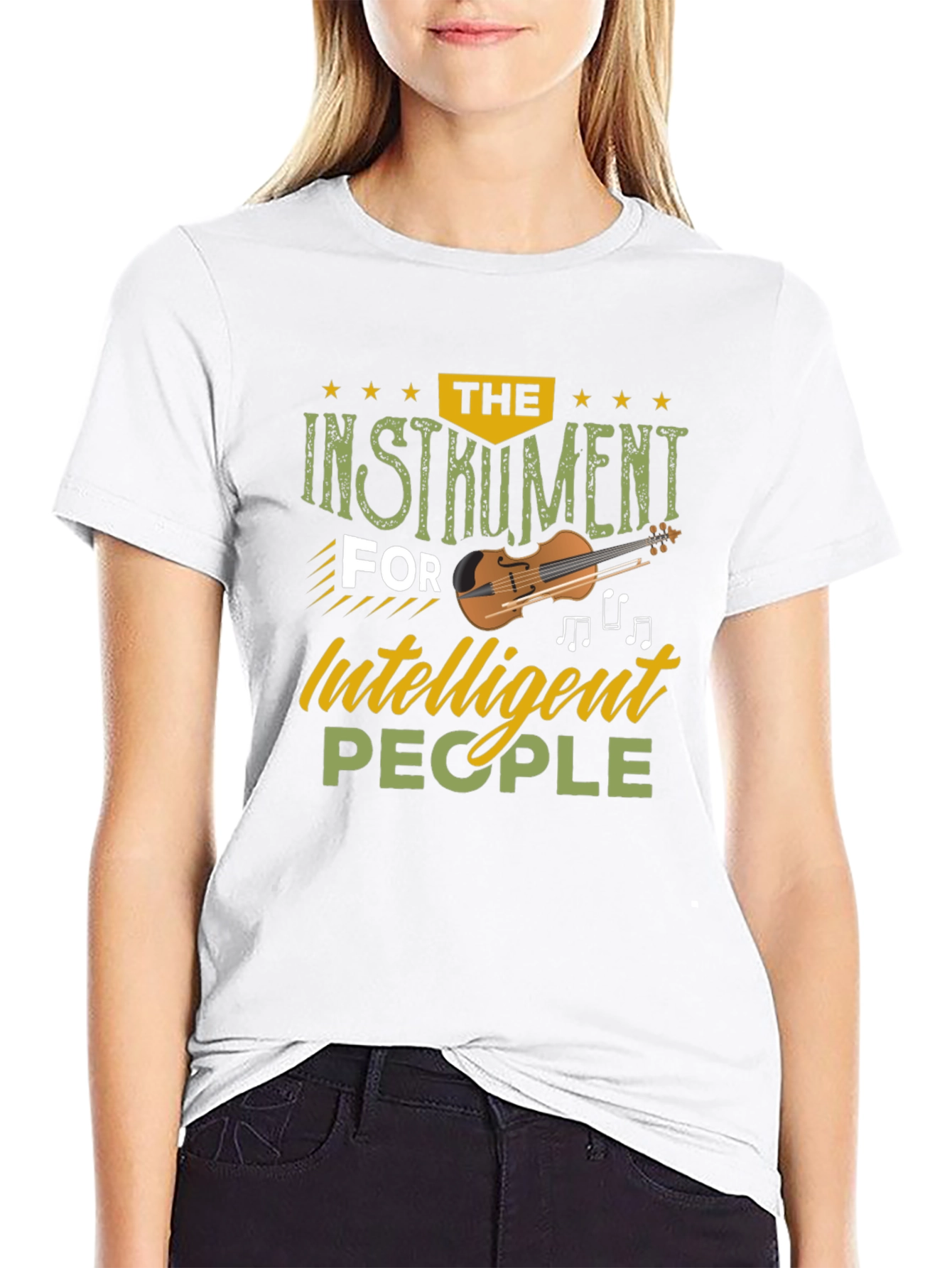 Intelligent People Instrument Graphic T-Shirt