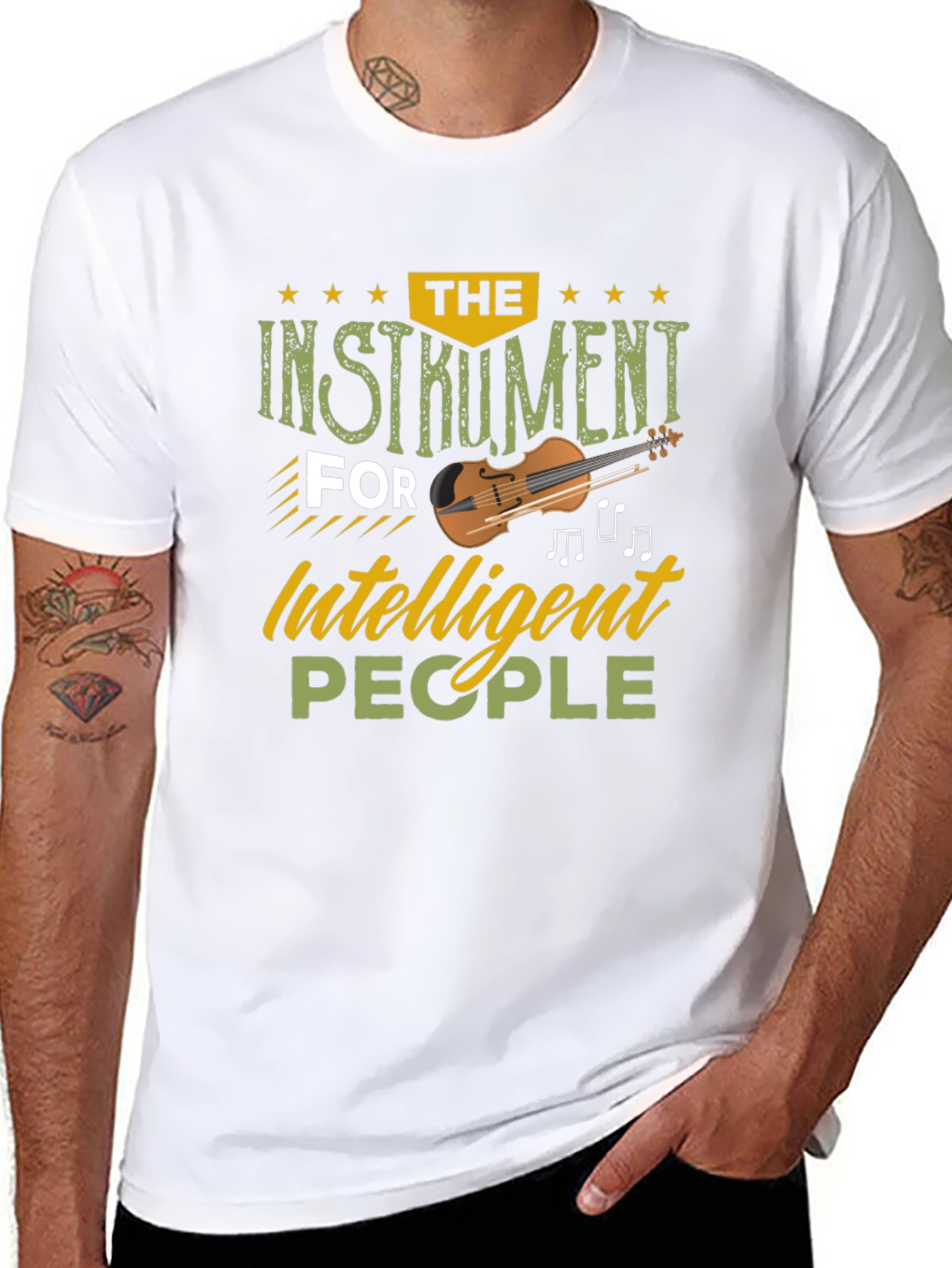 Intelligent People Instrument Graphic T-Shirt