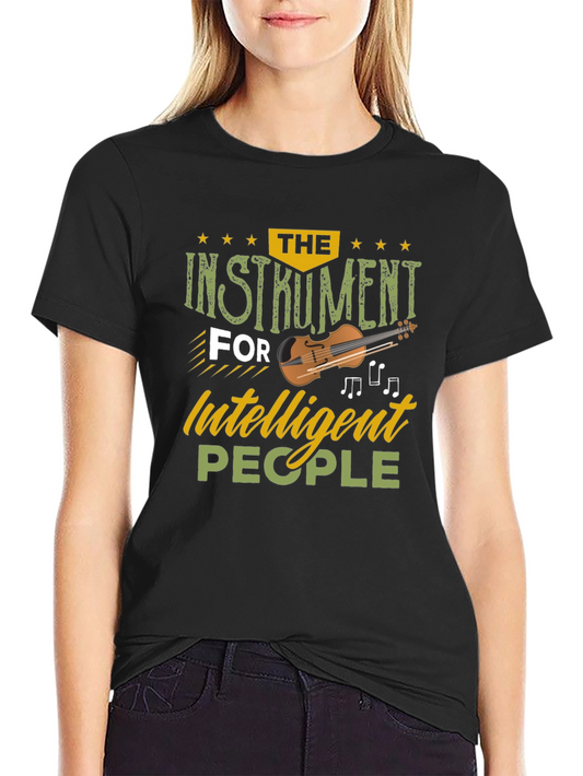 Intelligent People Instrument Graphic T-Shirt