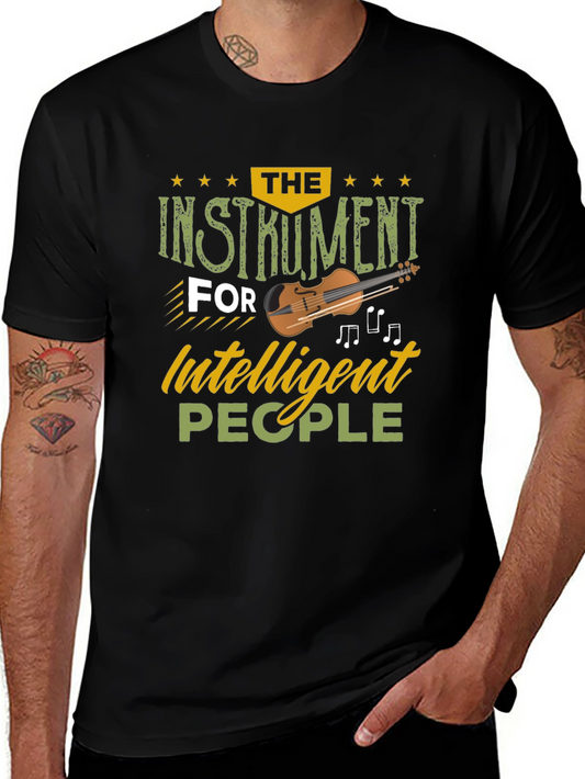 Intelligent People Instrument Graphic T-Shirt