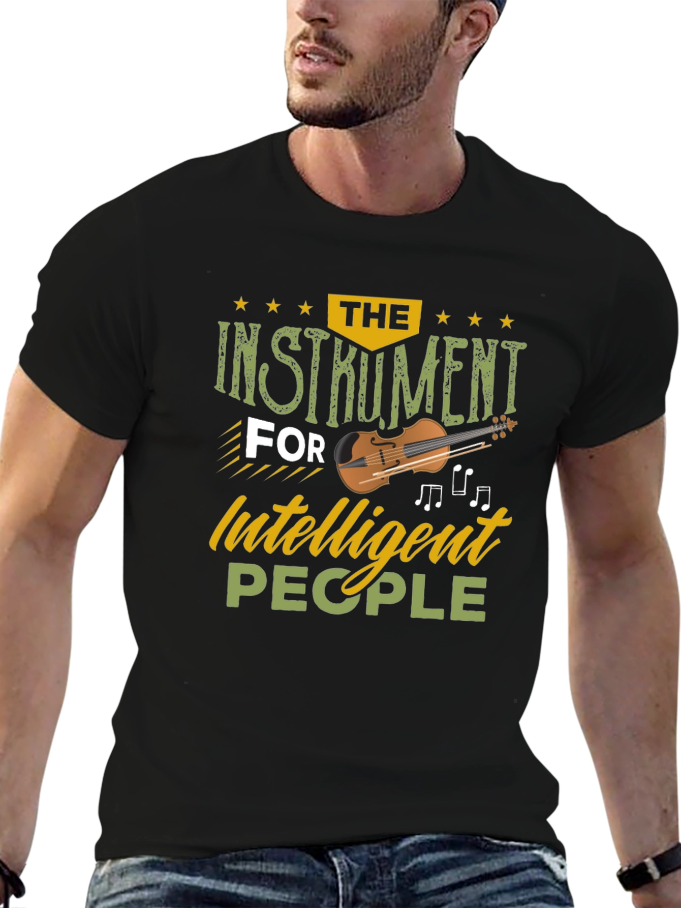 Intelligent People Instrument Graphic T-Shirt