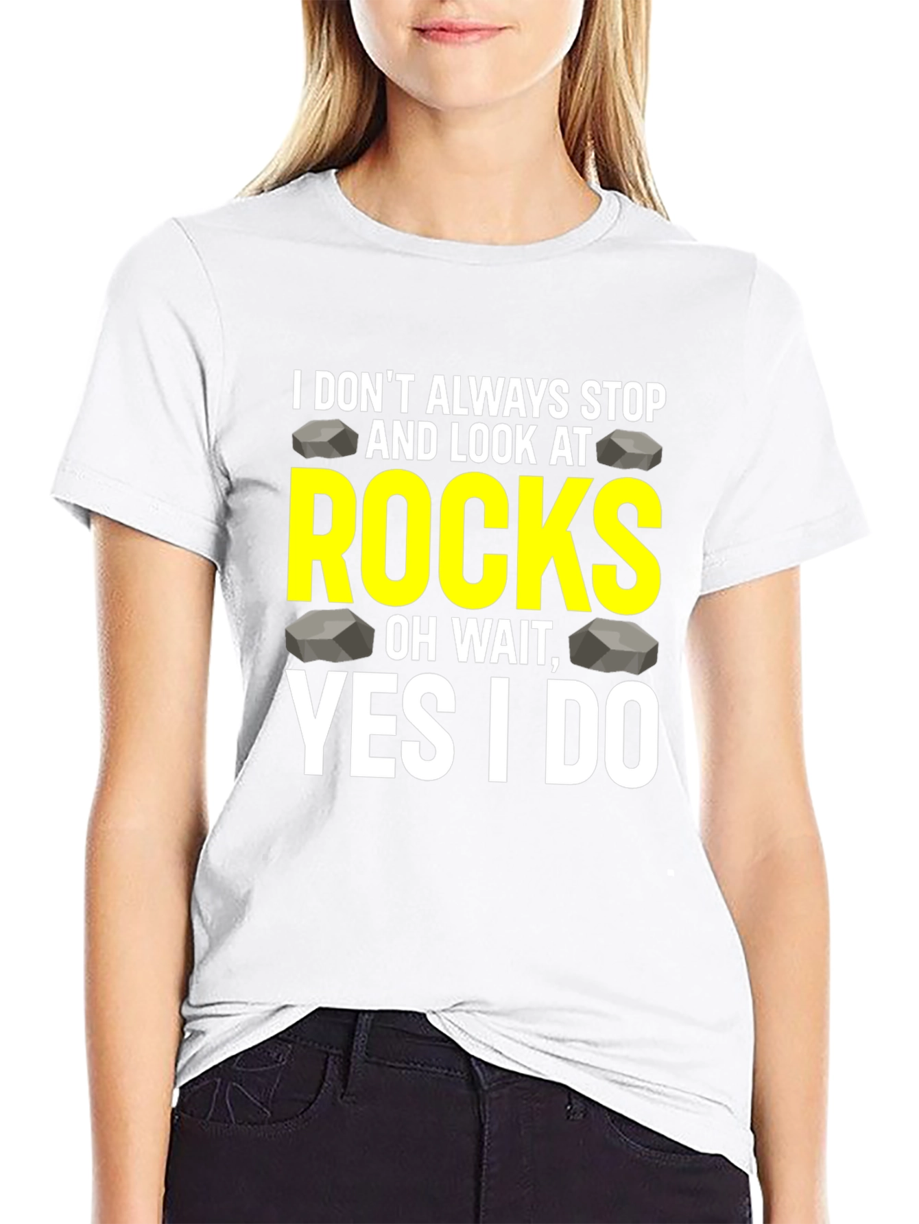 I Stop & Look at Rocks T-Shirt