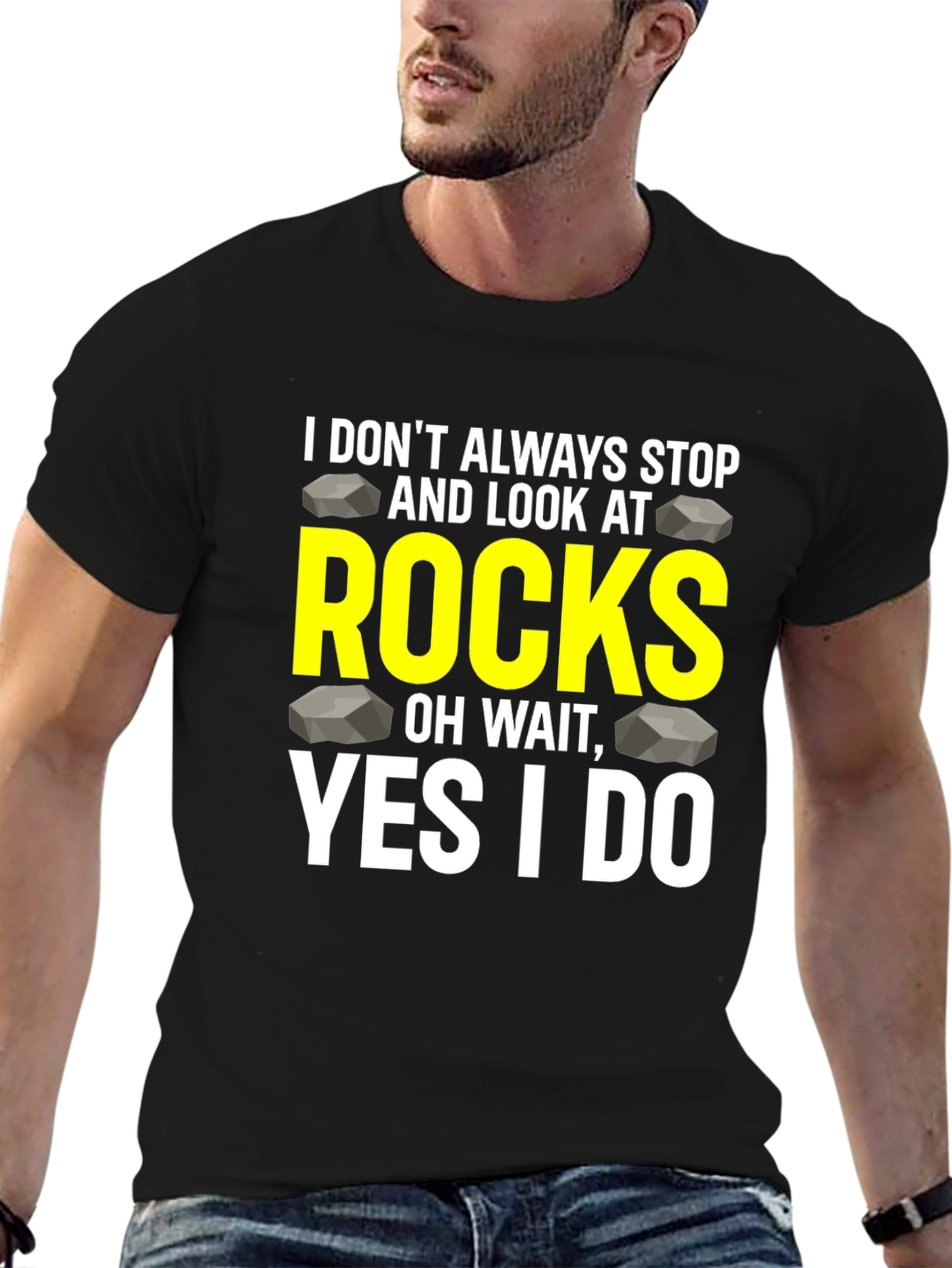 I Stop & Look at Rocks T-Shirt