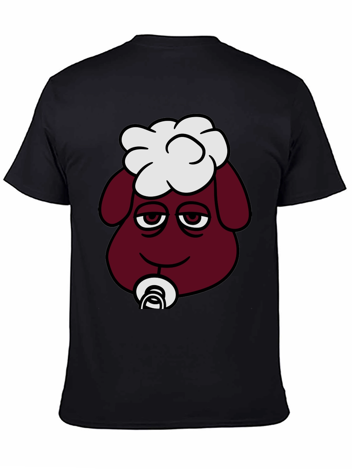 Funny Sheep Pacifier T-Shirt - Unique Cartoon Design