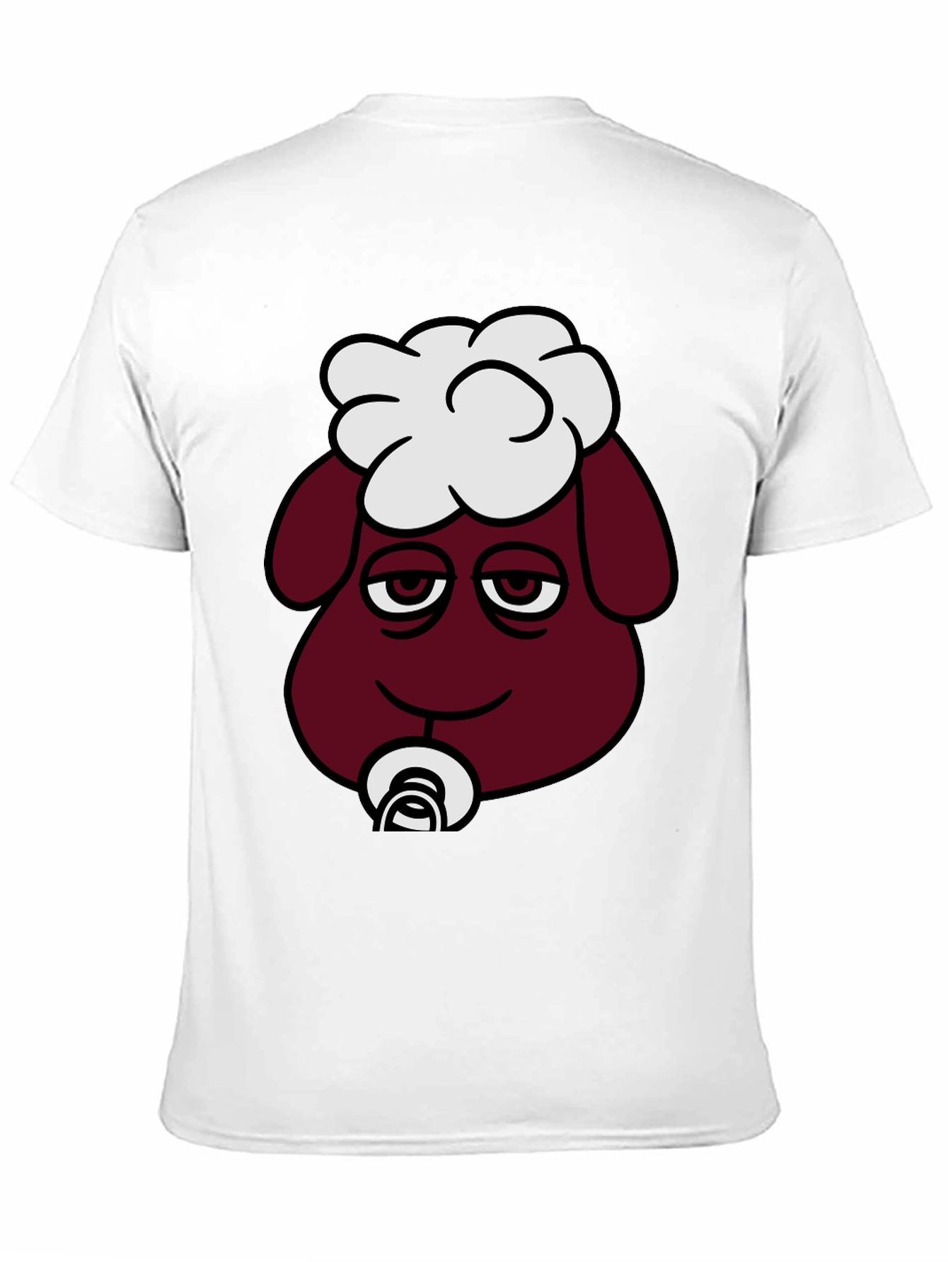 Funny Sheep Pacifier T-Shirt - Unique Cartoon Design