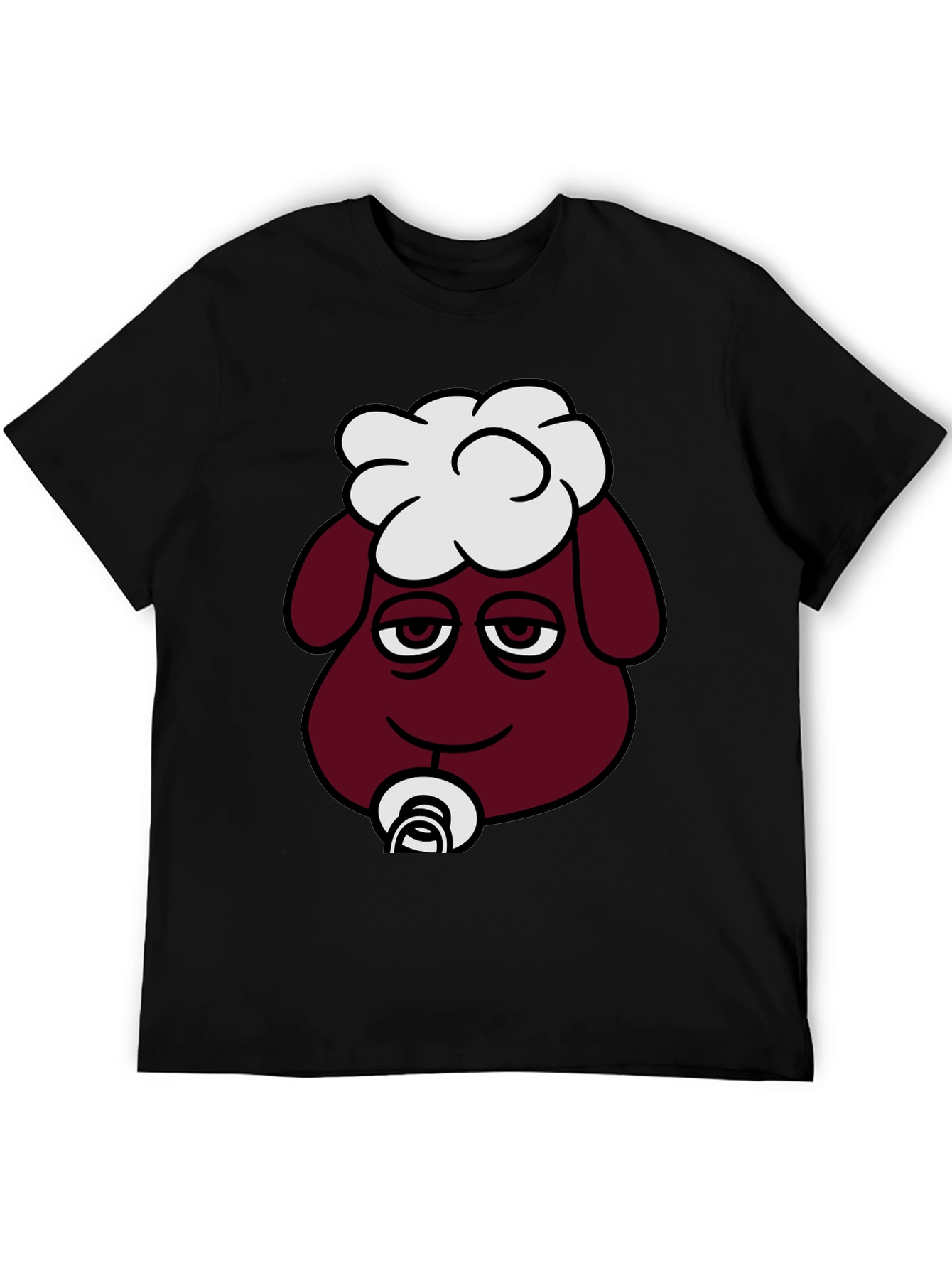 Funny Sheep Pacifier T-Shirt - Unique Cartoon Design