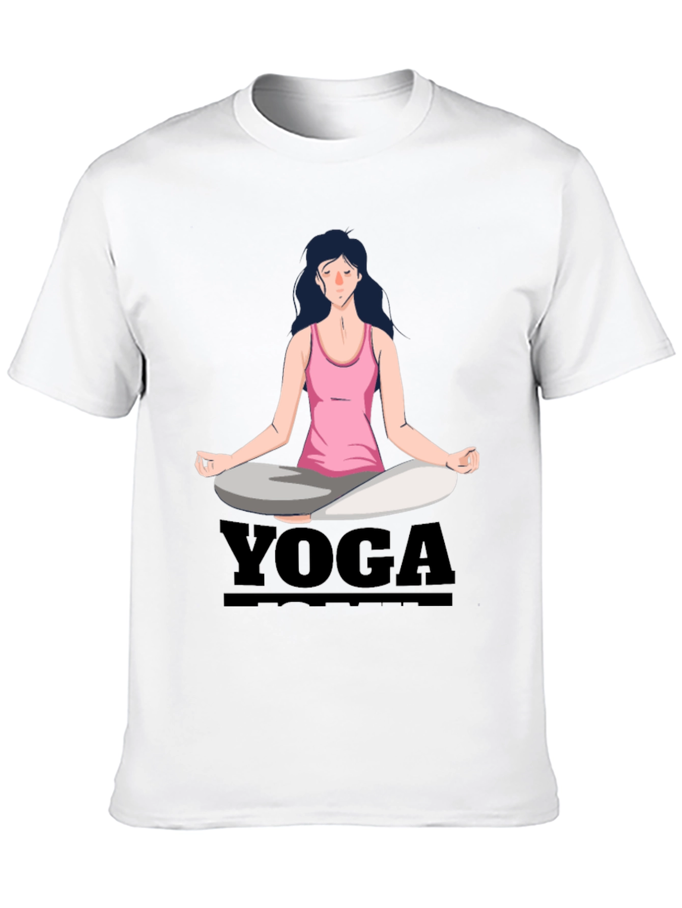 Yoga Meditation T-Shirt Black