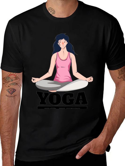 Yoga Meditation T-Shirt Black