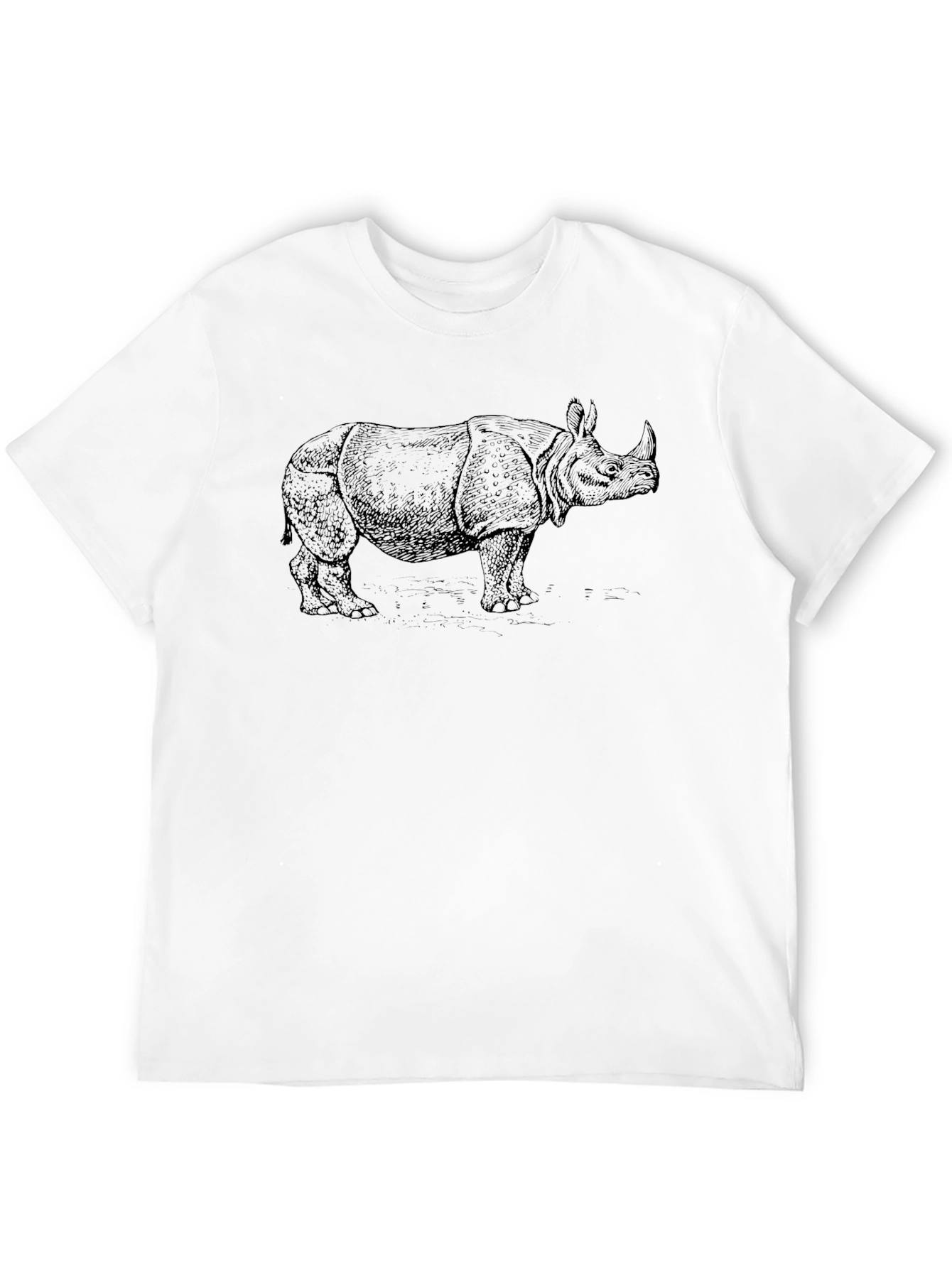 Black Rhino Graphic Tee - Wildlife T-Shirt