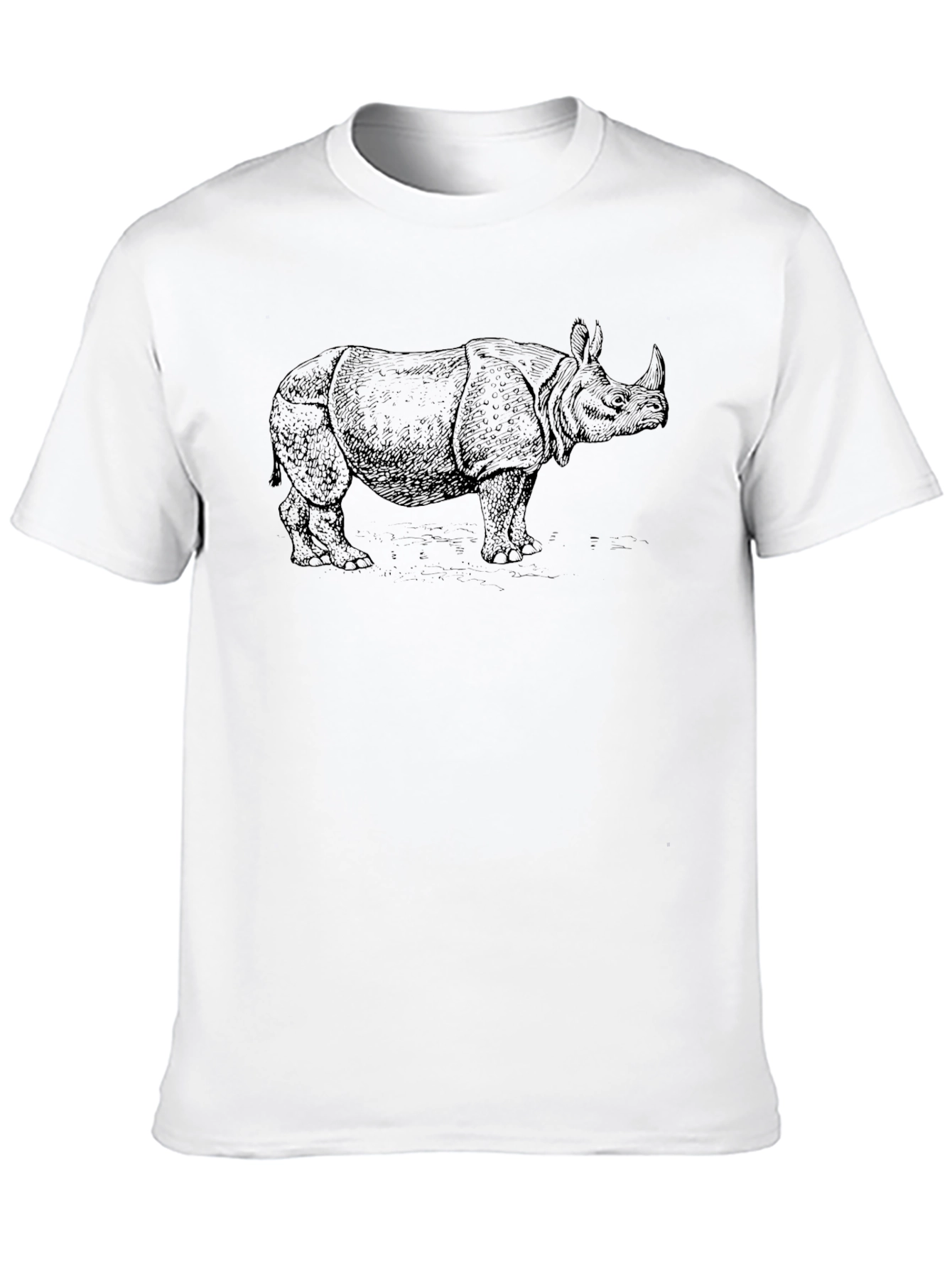 Black Rhino Graphic Tee - Wildlife T-Shirt